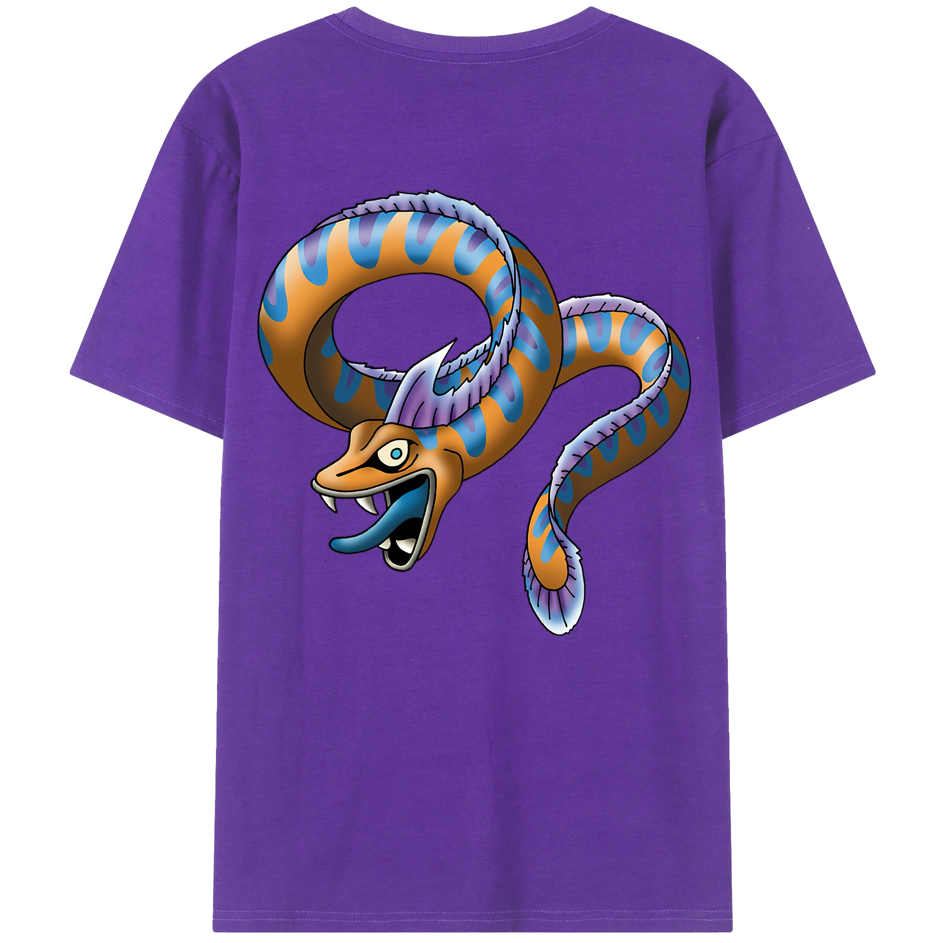 （画像用） ドラゴンクエスト Doragon Kuesuto Dragon Quest 綿100％ メンズ半袖Tシャツ（バックプリント） 通気性