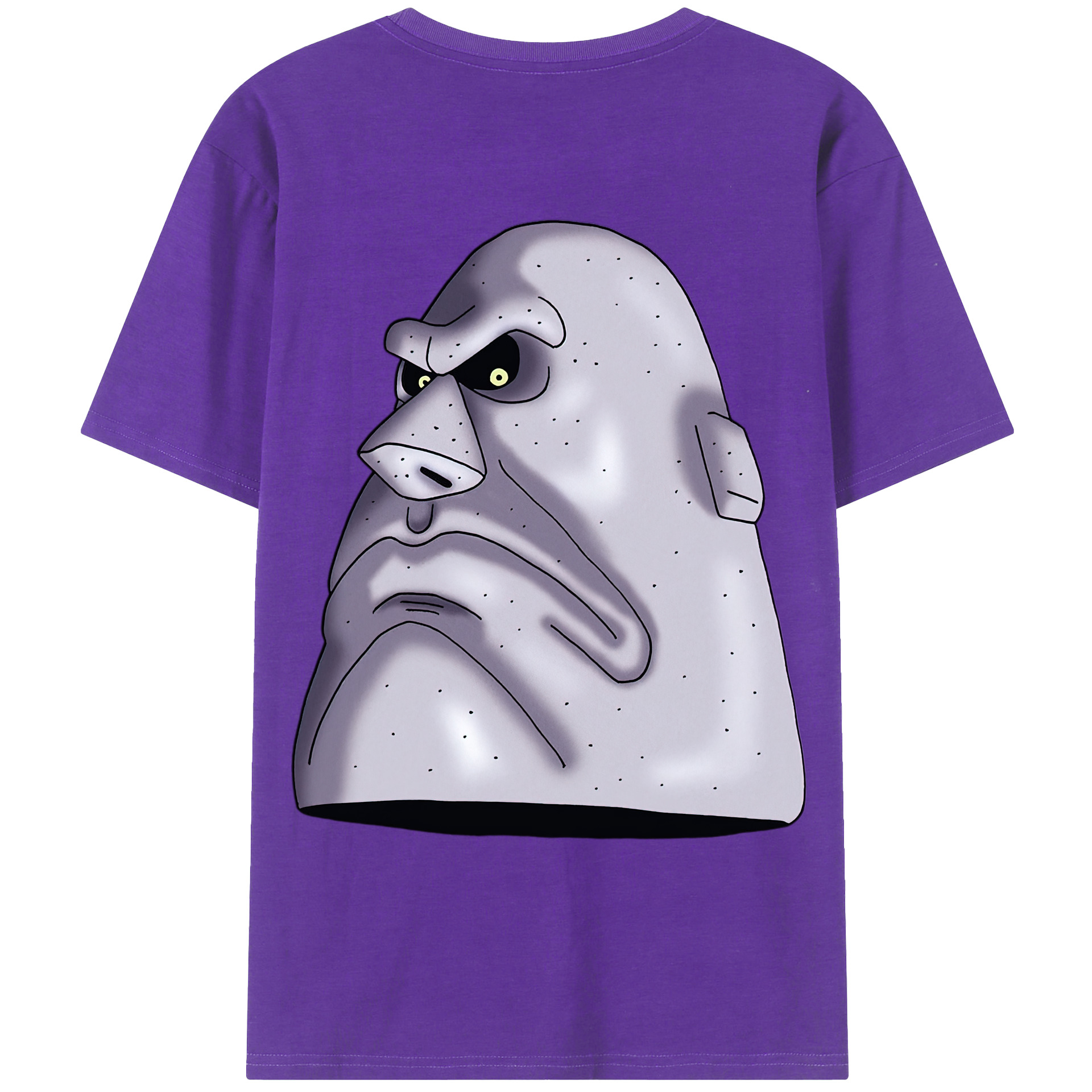 （画像用） ドラゴンクエスト Doragon Kuesuto Dragon Quest 綿100％ メンズ半袖Tシャツ（バックプリント） 通気性