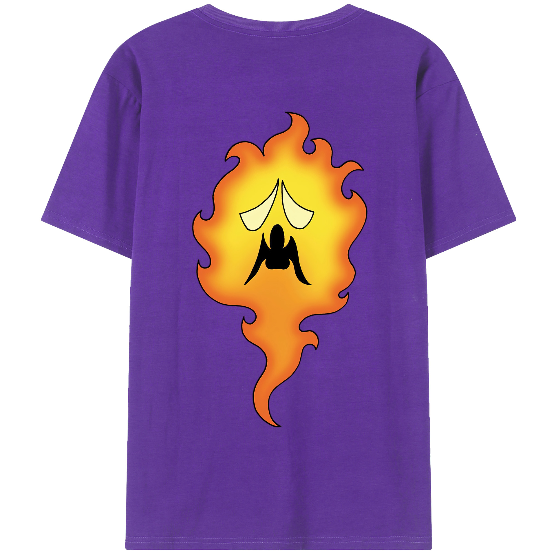 （画像用） ドラゴンクエスト Doragon Kuesuto Dragon Quest 綿100％ メンズ半袖Tシャツ（バックプリント） 通気性