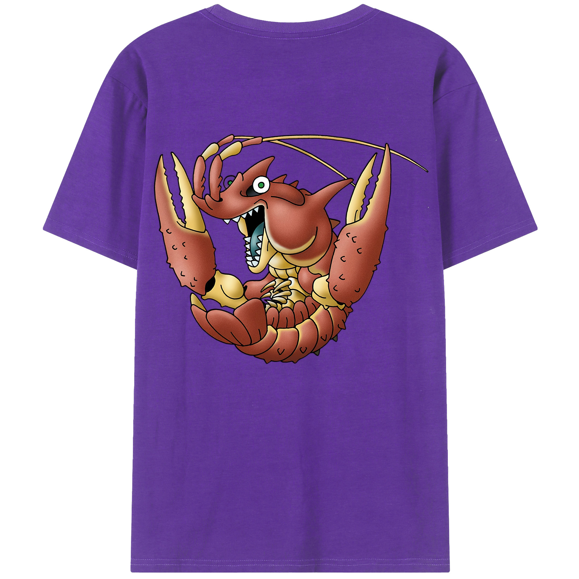 （画像用） ドラゴンクエスト Doragon Kuesuto Dragon Quest 綿100％ メンズ半袖Tシャツ（バックプリント） 通気性