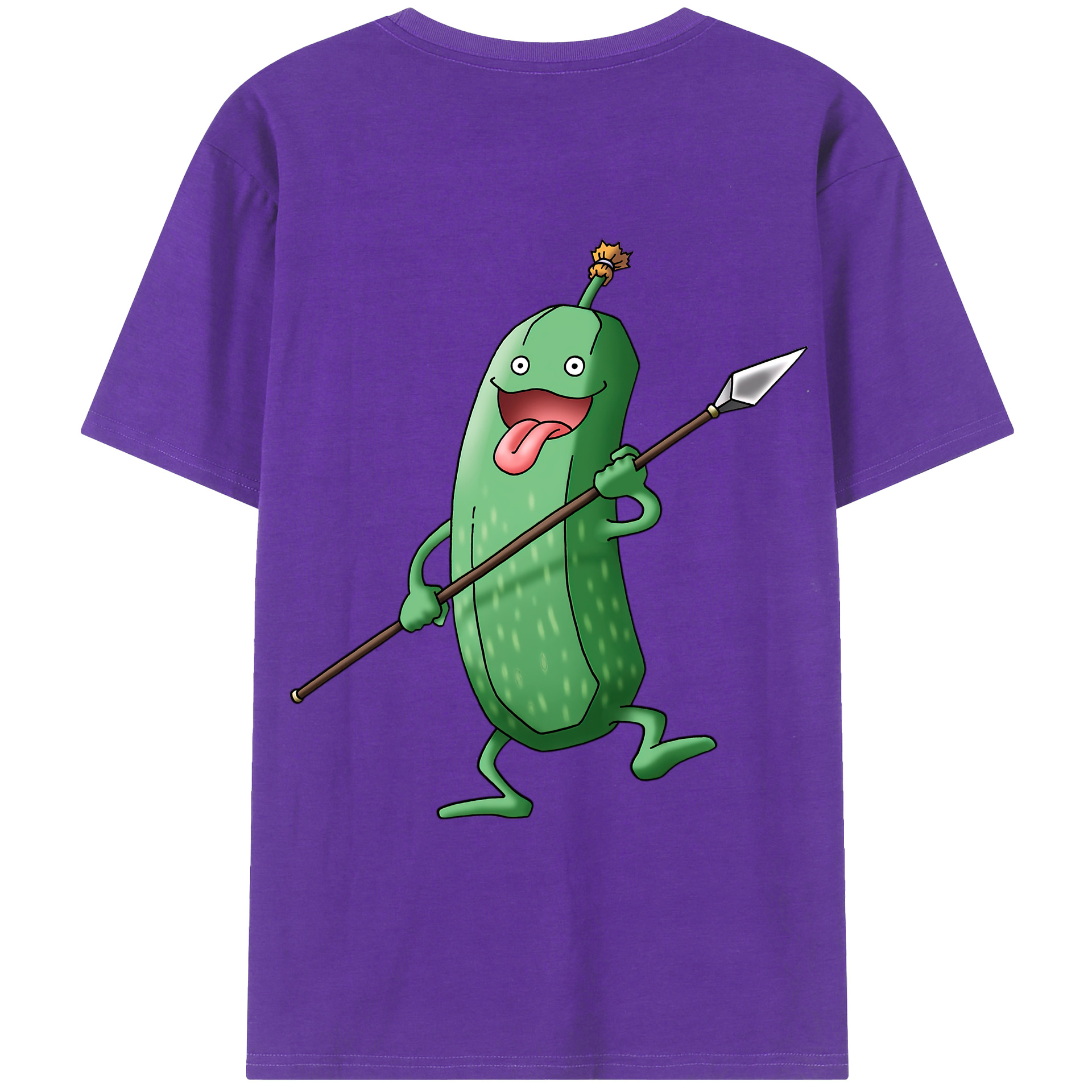 （画像用） ドラゴンクエスト Doragon Kuesuto Dragon Quest 綿100％ メンズ半袖Tシャツ（バックプリント） 通気性