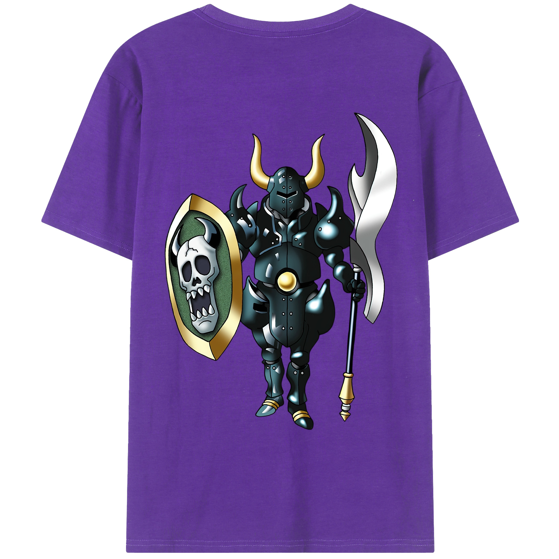 （画像用） ドラゴンクエスト Doragon Kuesuto Dragon Quest 綿100％ メンズ半袖Tシャツ（バックプリント） 通気性