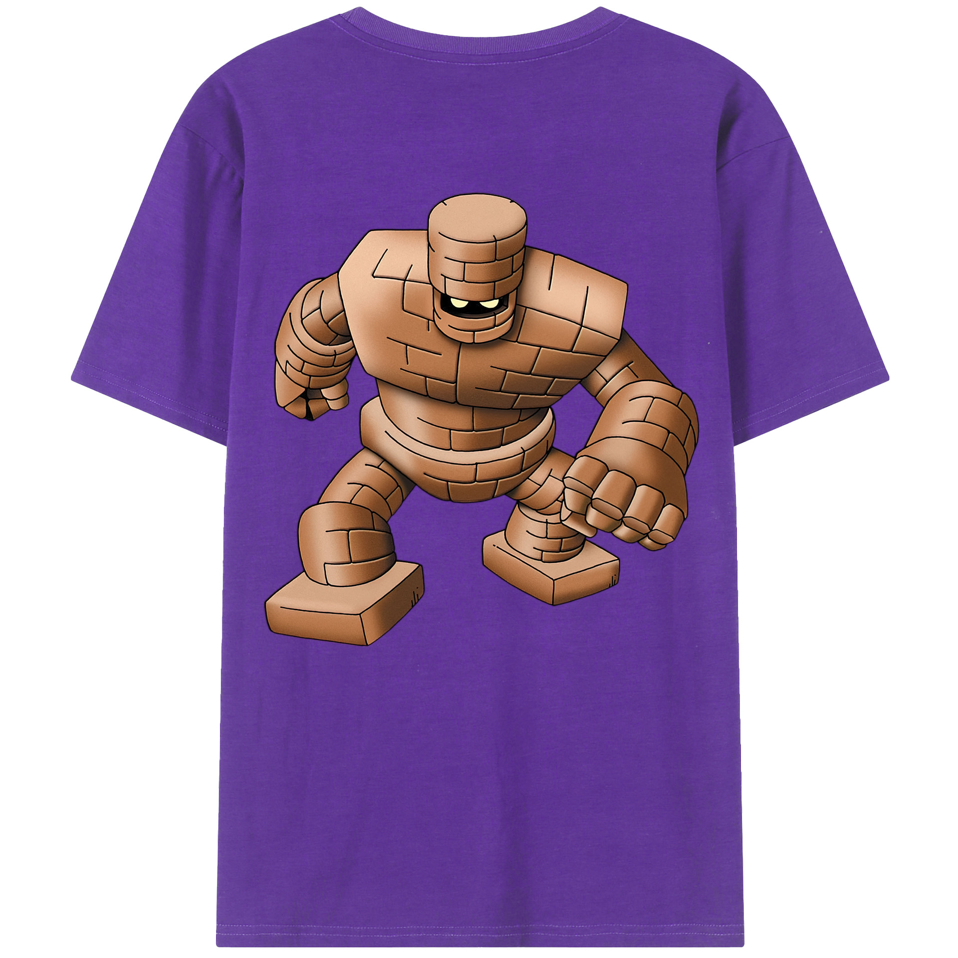 （画像用） ドラゴンクエスト Doragon Kuesuto Dragon Quest 綿100％ メンズ半袖Tシャツ（バックプリント） 通気性