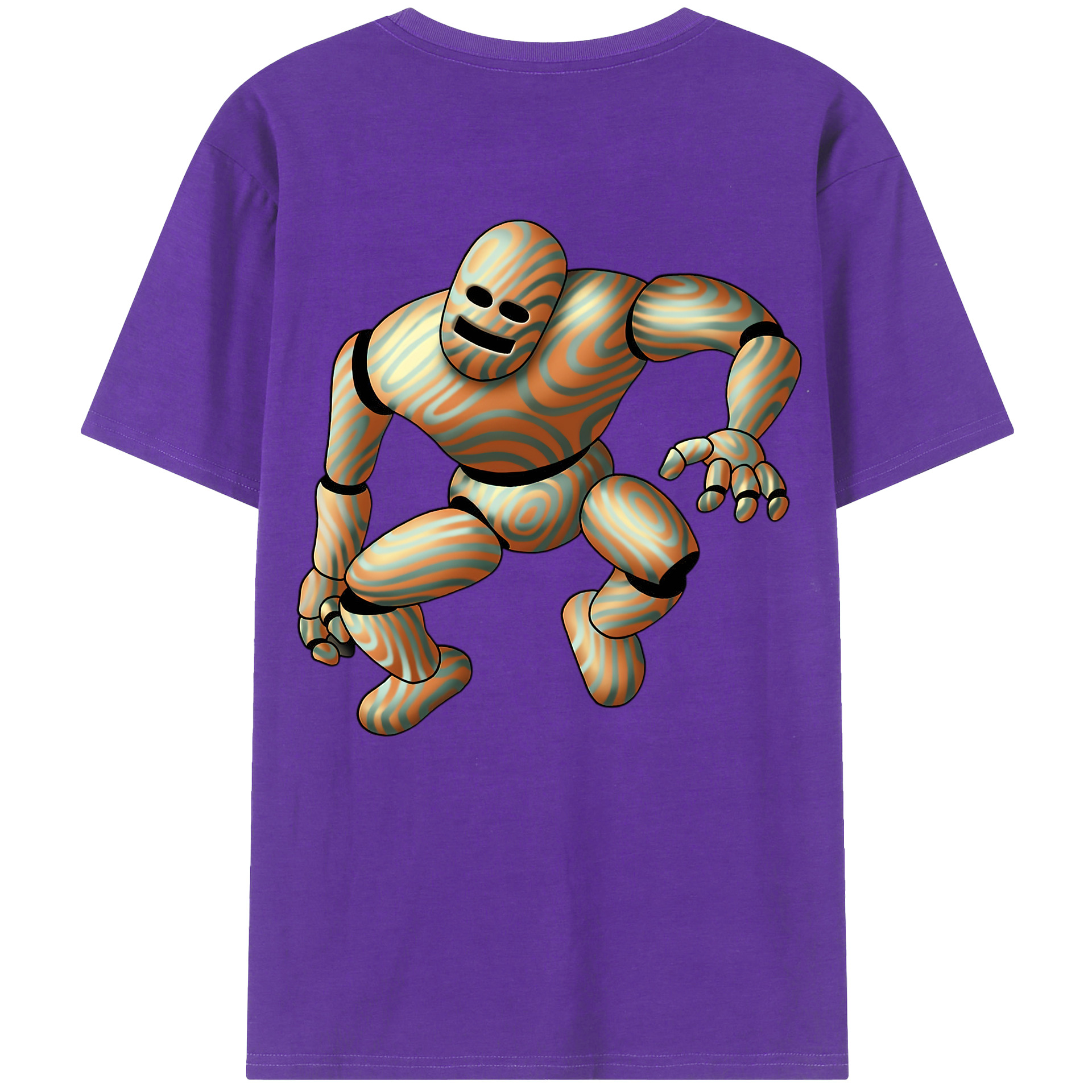 （画像用） ドラゴンクエスト Doragon Kuesuto Dragon Quest 綿100％ メンズ半袖Tシャツ（バックプリント） 通気性
