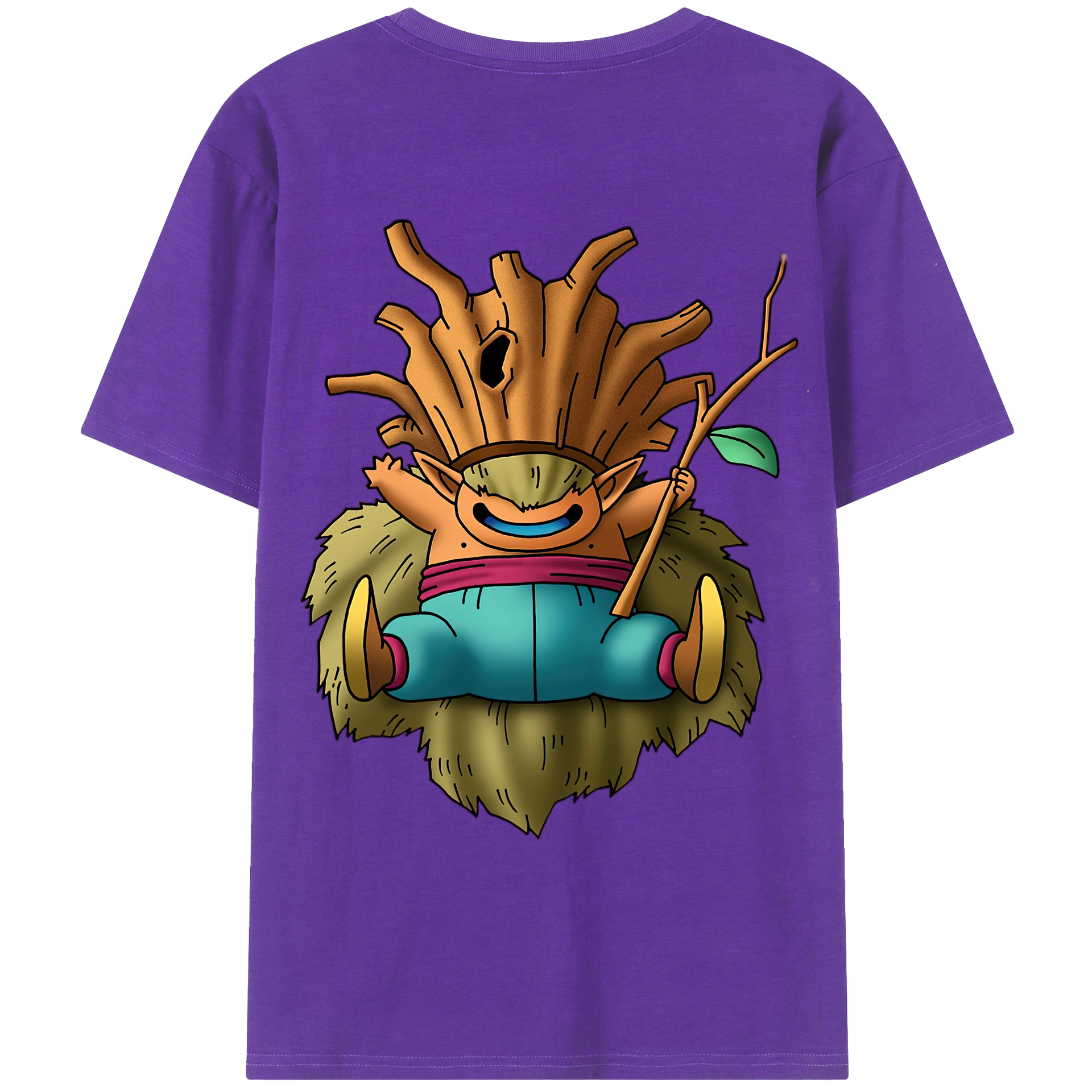 （画像用） ドラゴンクエスト Doragon Kuesuto Dragon Quest 綿100％ メンズ半袖Tシャツ（バックプリント） 通気性