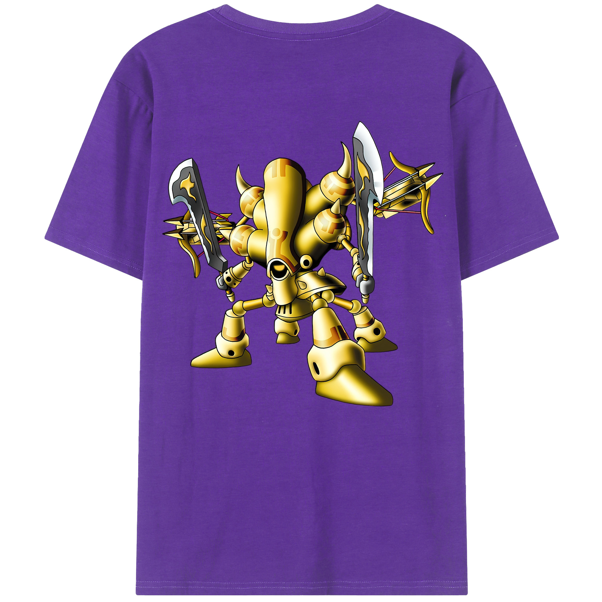 （画像用） ドラゴンクエスト Doragon Kuesuto Dragon Quest 綿100％ メンズ半袖Tシャツ（バックプリント） 通気性