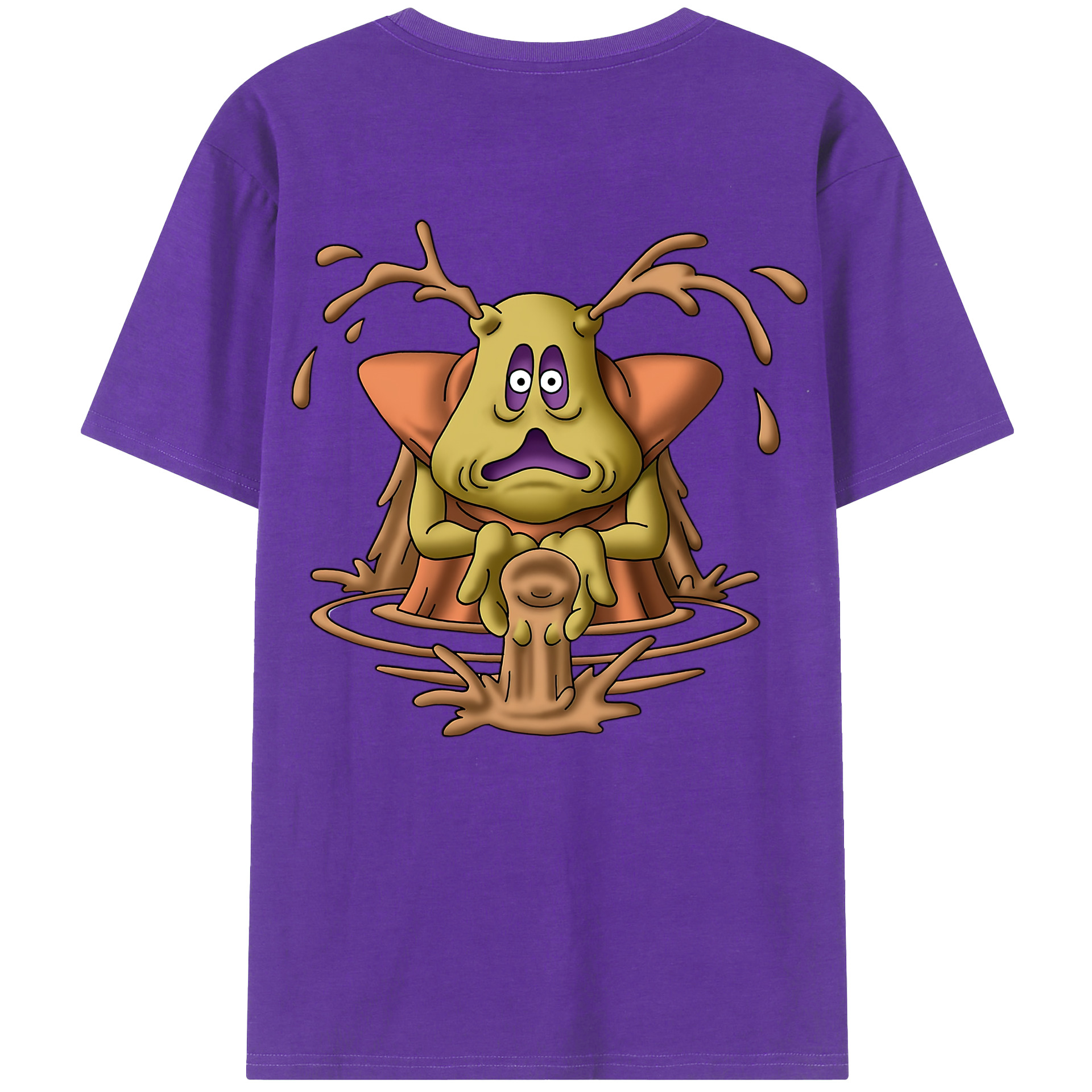 （画像用） ドラゴンクエスト Doragon Kuesuto Dragon Quest 綿100％ メンズ半袖Tシャツ（バックプリント） 通気性