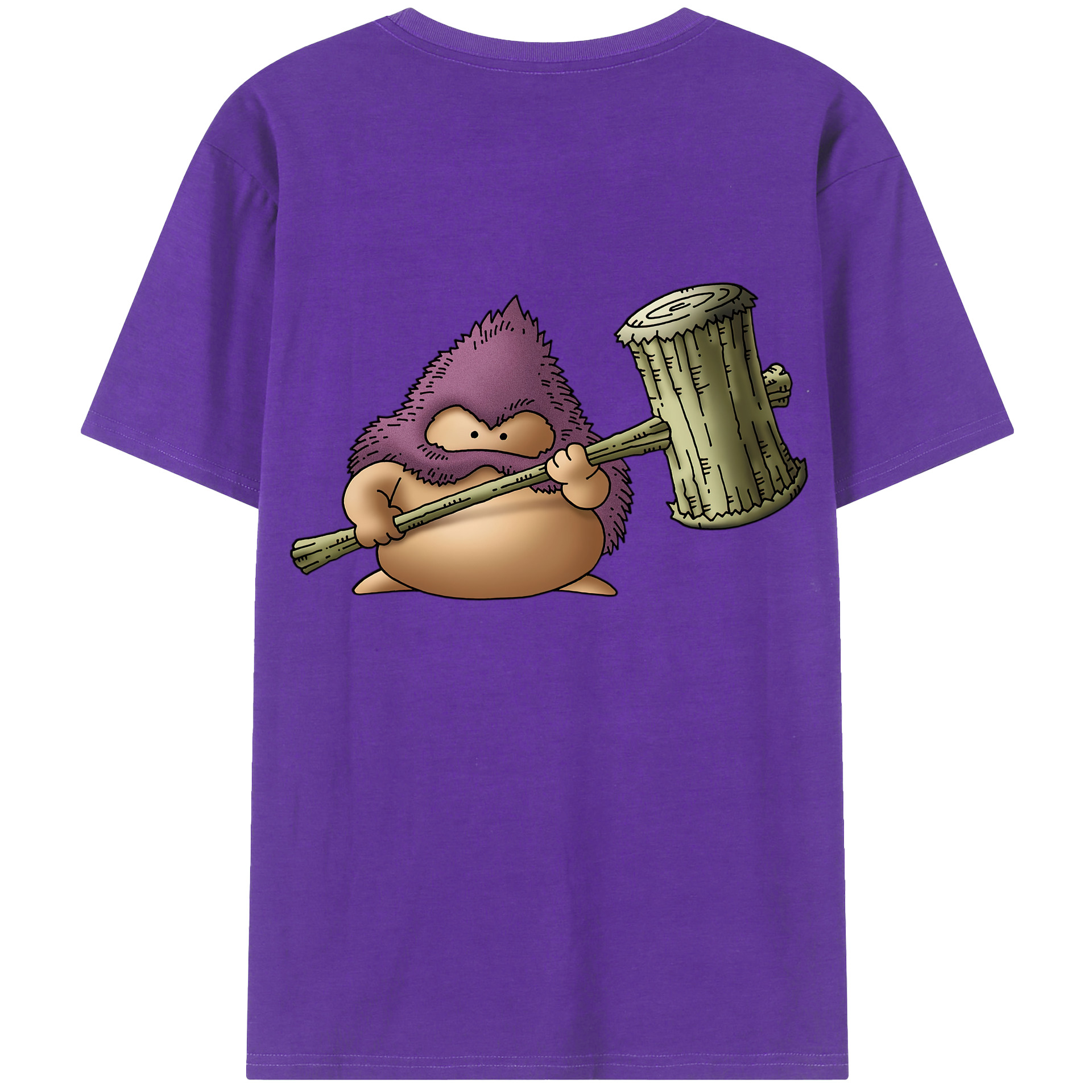（画像用） ドラゴンクエスト Doragon Kuesuto Dragon Quest 綿100％ メンズ半袖Tシャツ（バックプリント） 通気性