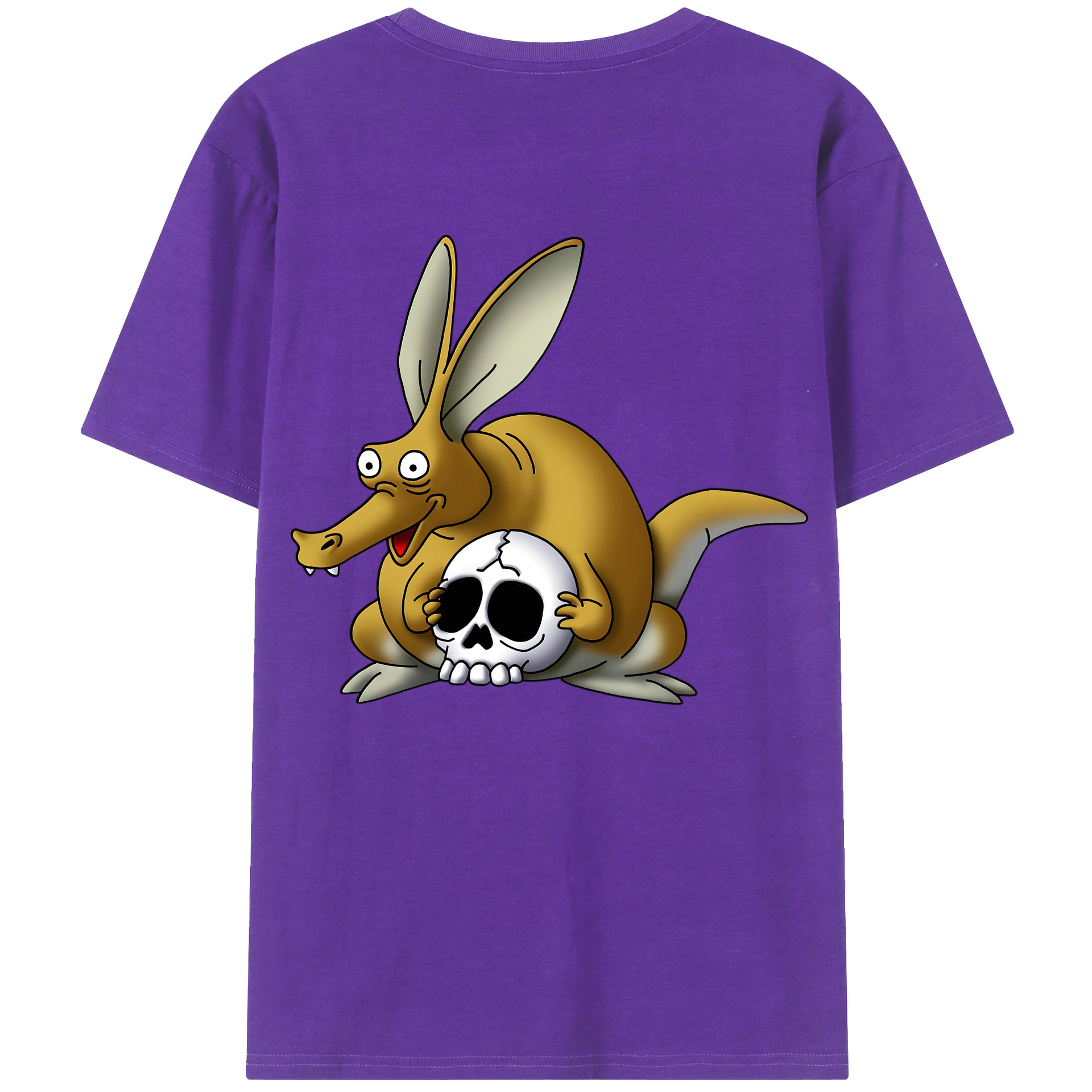 （画像用） ドラゴンクエスト Doragon Kuesuto Dragon Quest 綿100％ メンズ半袖Tシャツ（バックプリント） 通気性