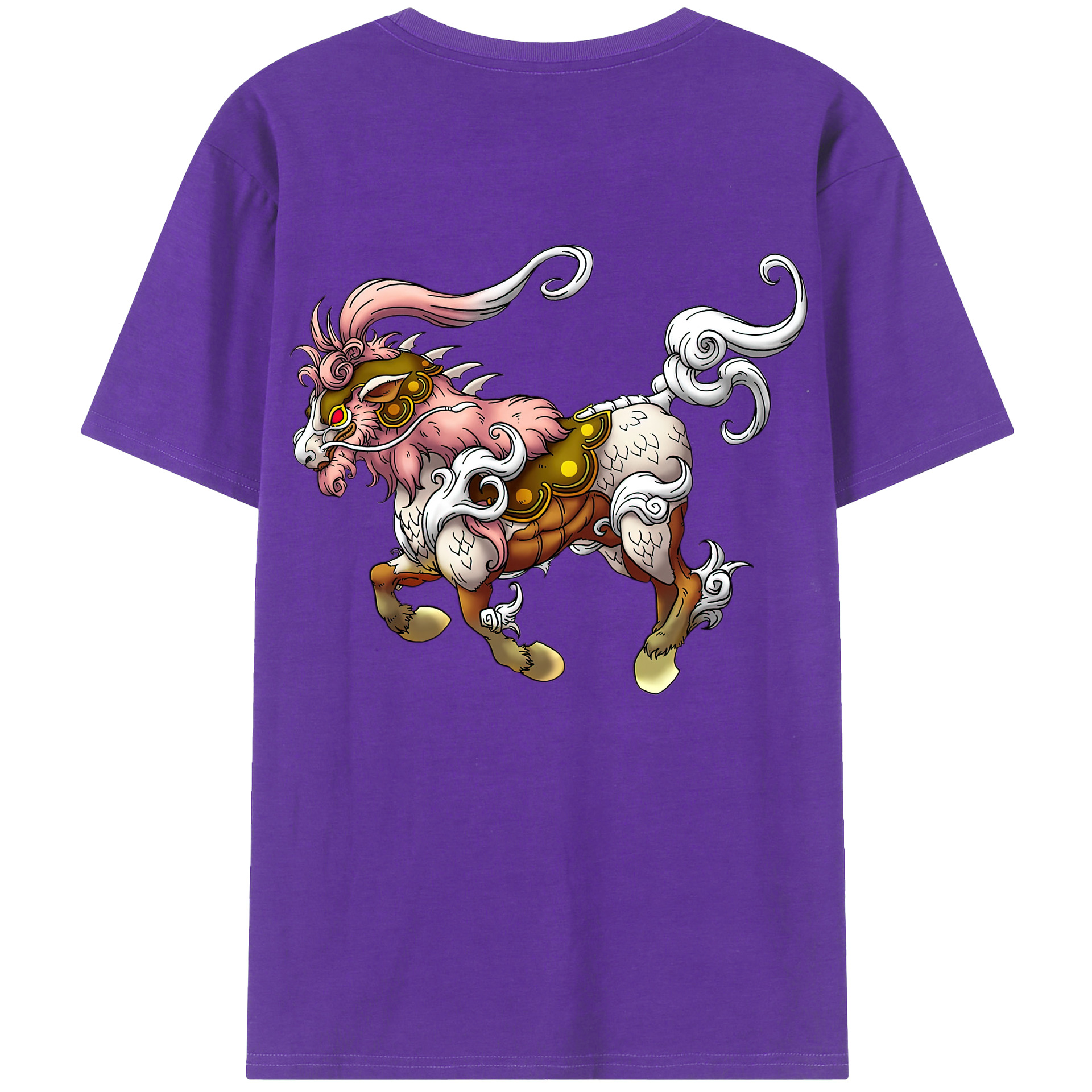 （画像用） ドラゴンクエスト Doragon Kuesuto Dragon Quest 綿100％ メンズ半袖Tシャツ（バックプリント） 通気性