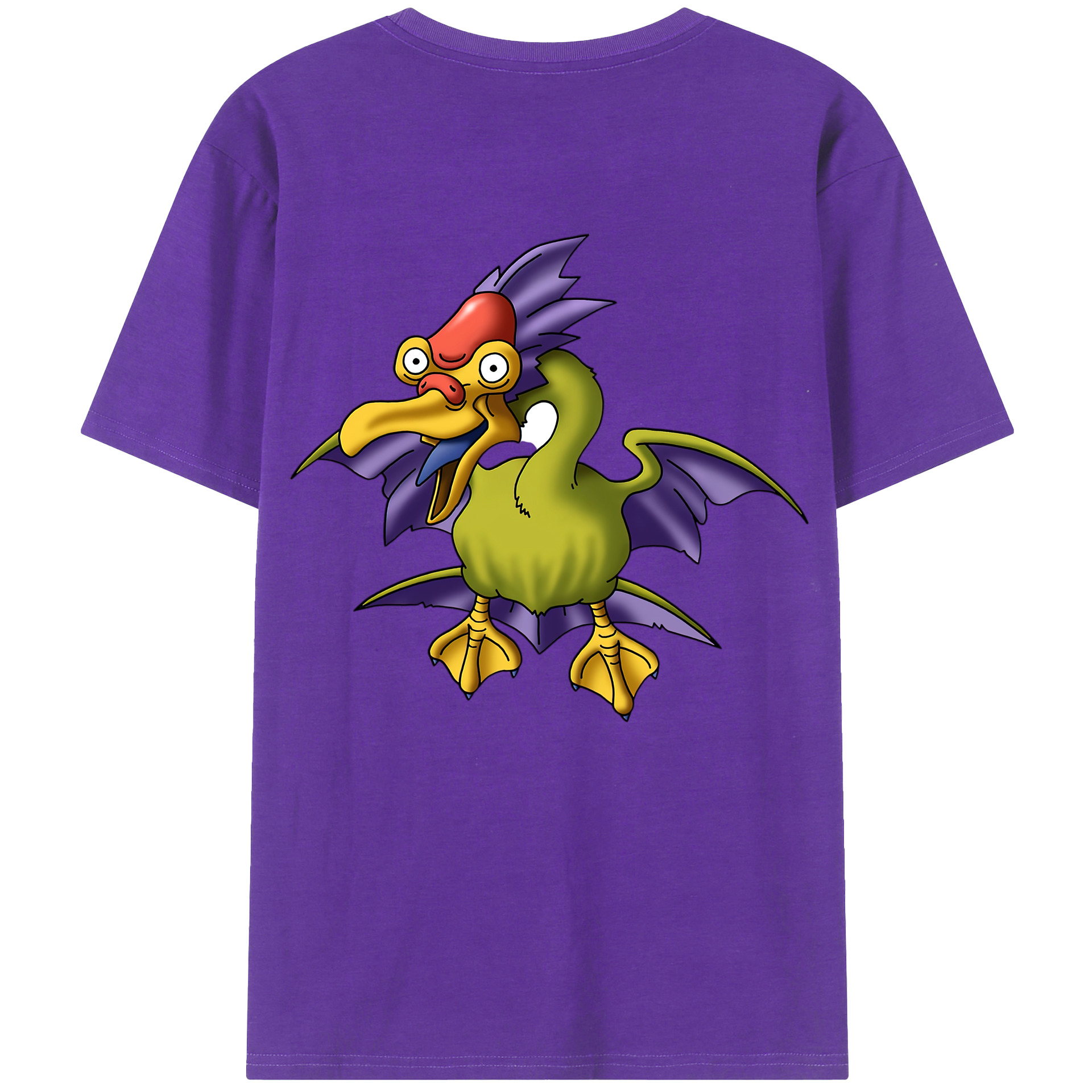 （画像用） ドラゴンクエスト Doragon Kuesuto Dragon Quest 綿100％ メンズ半袖Tシャツ（バックプリント） 通気性