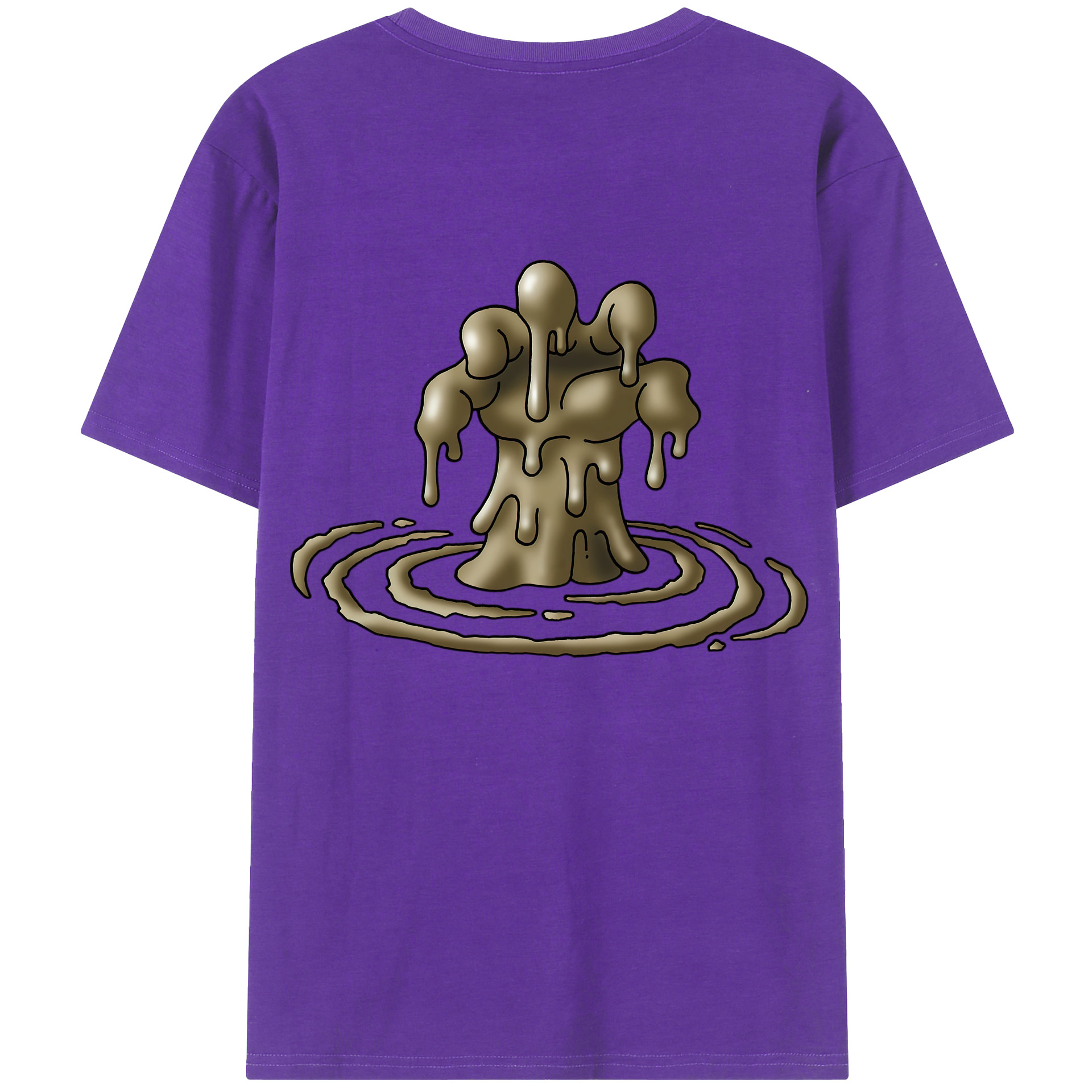（画像用） ドラゴンクエスト Doragon Kuesuto Dragon Quest 綿100％ メンズ半袖Tシャツ（バックプリント） 通気性