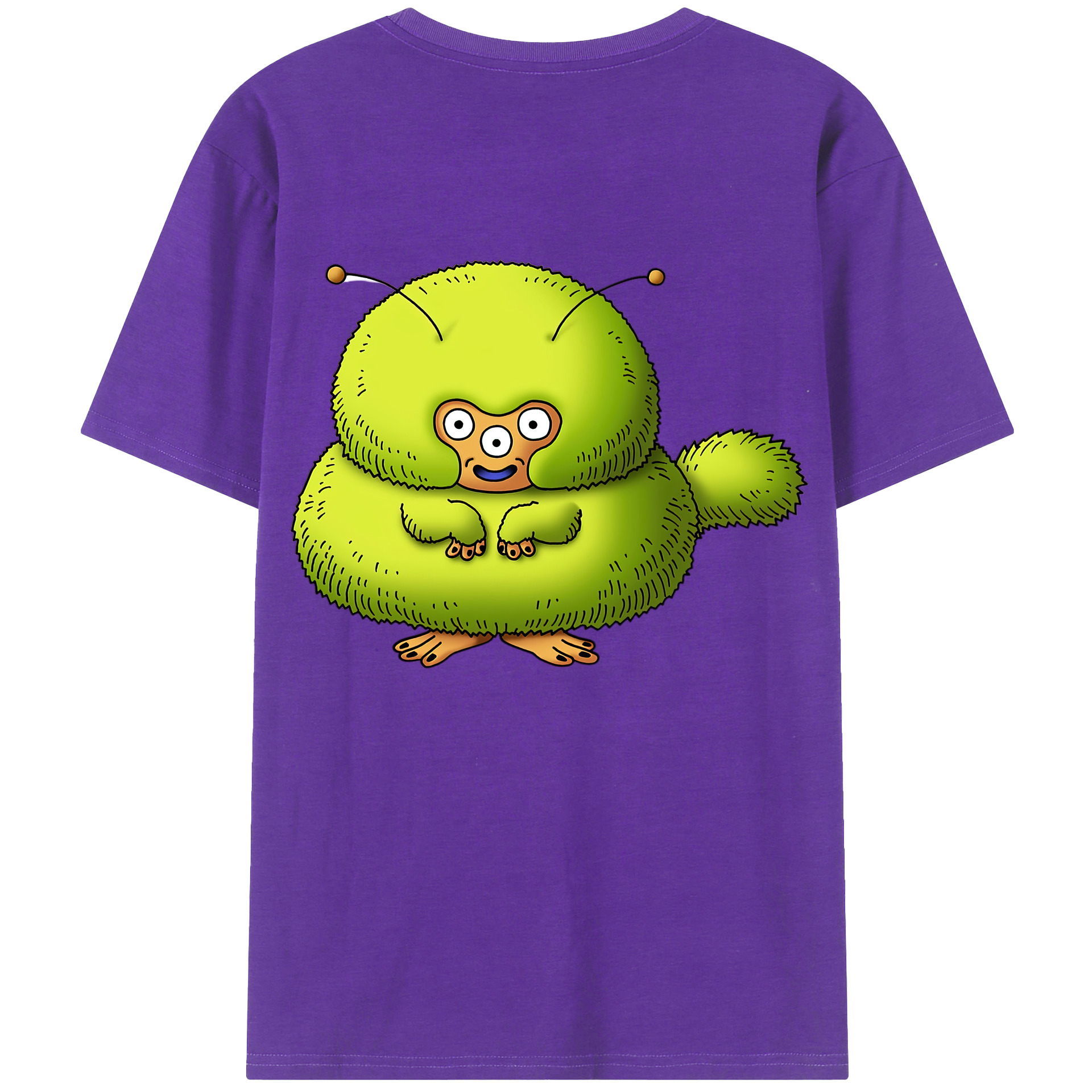 （画像用） ドラゴンクエスト Doragon Kuesuto Dragon Quest 綿100％ メンズ半袖Tシャツ（バックプリント） 通気性