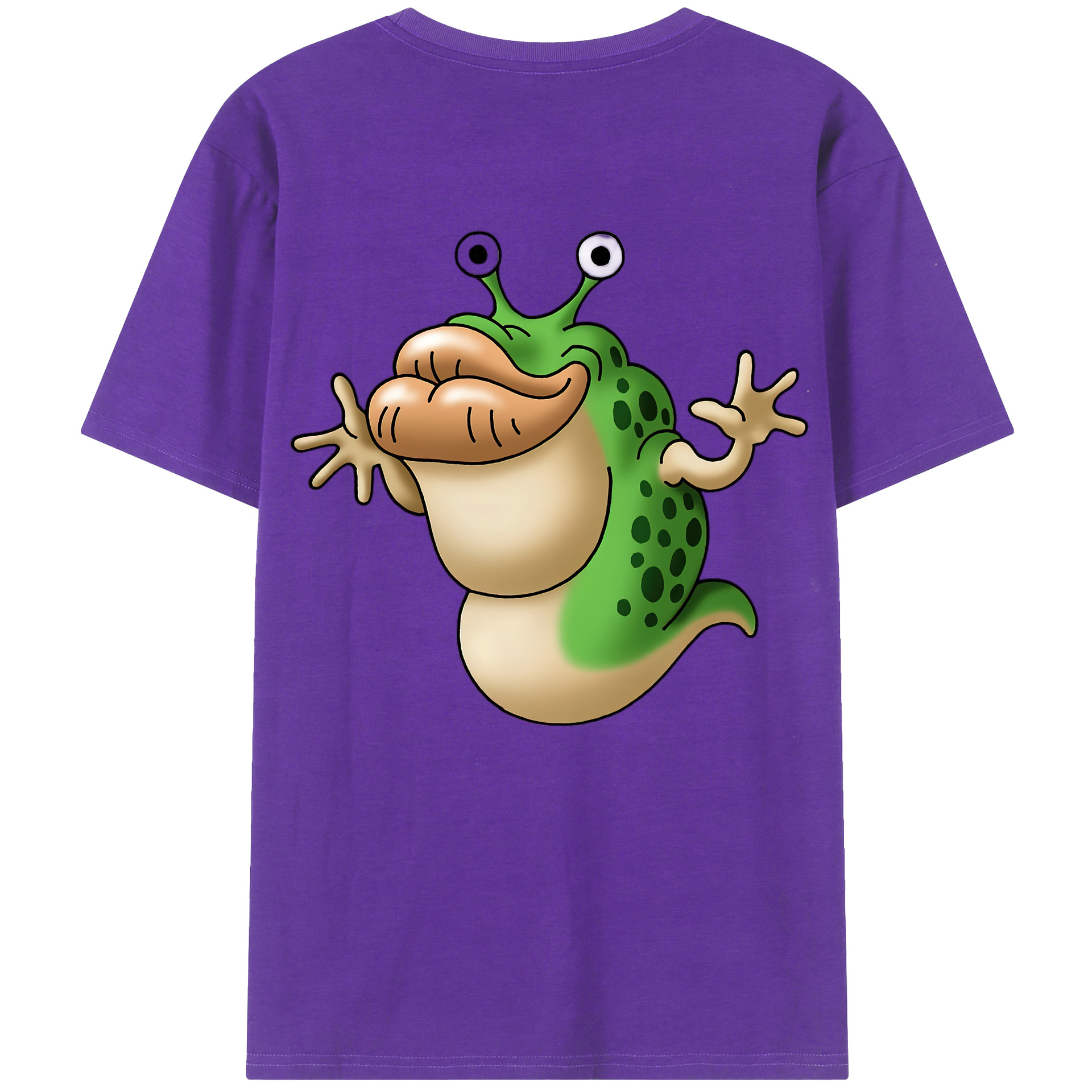 （画像用） ドラゴンクエスト Doragon Kuesuto Dragon Quest 綿100％ メンズ半袖Tシャツ（バックプリント） 通気性