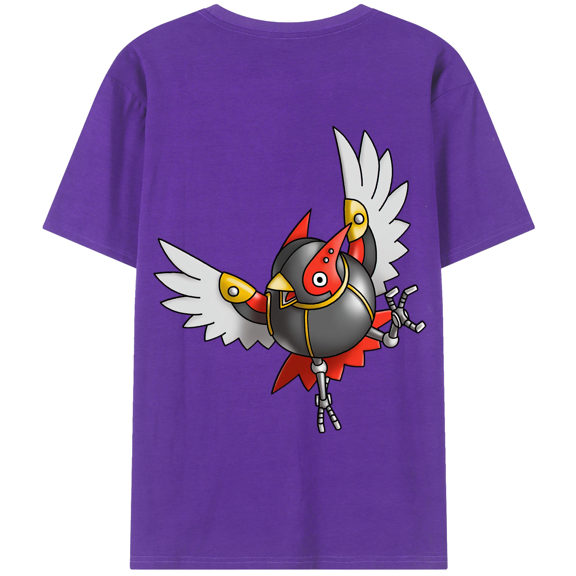 （画像用） ドラゴンクエスト Doragon Kuesuto Dragon Quest 綿100％ メンズ半袖Tシャツ（バックプリント） 通気性