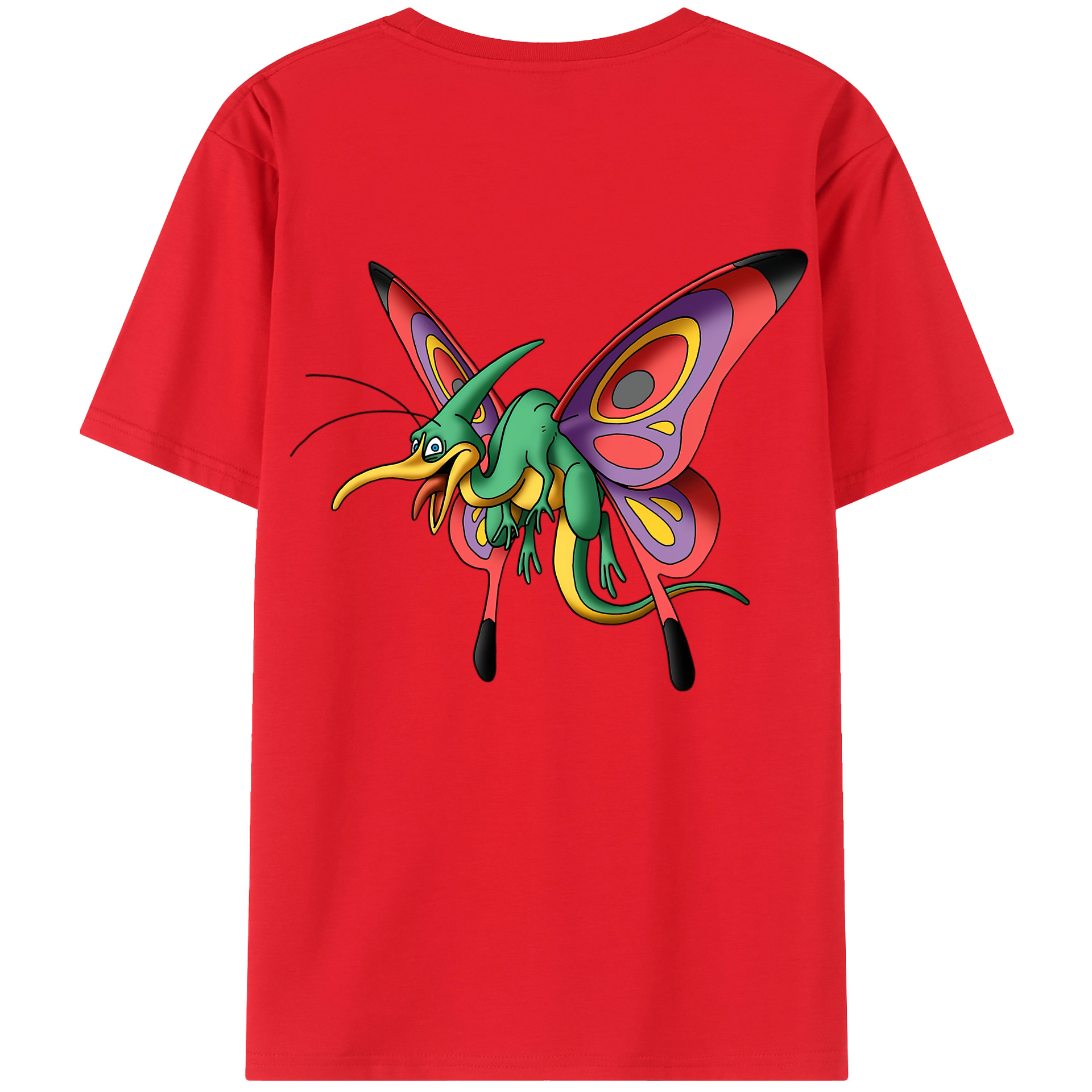 （画像用） ドラゴンクエスト Doragon Kuesuto Dragon Quest 綿100％ メンズ半袖Tシャツ（バックプリント） 通気性