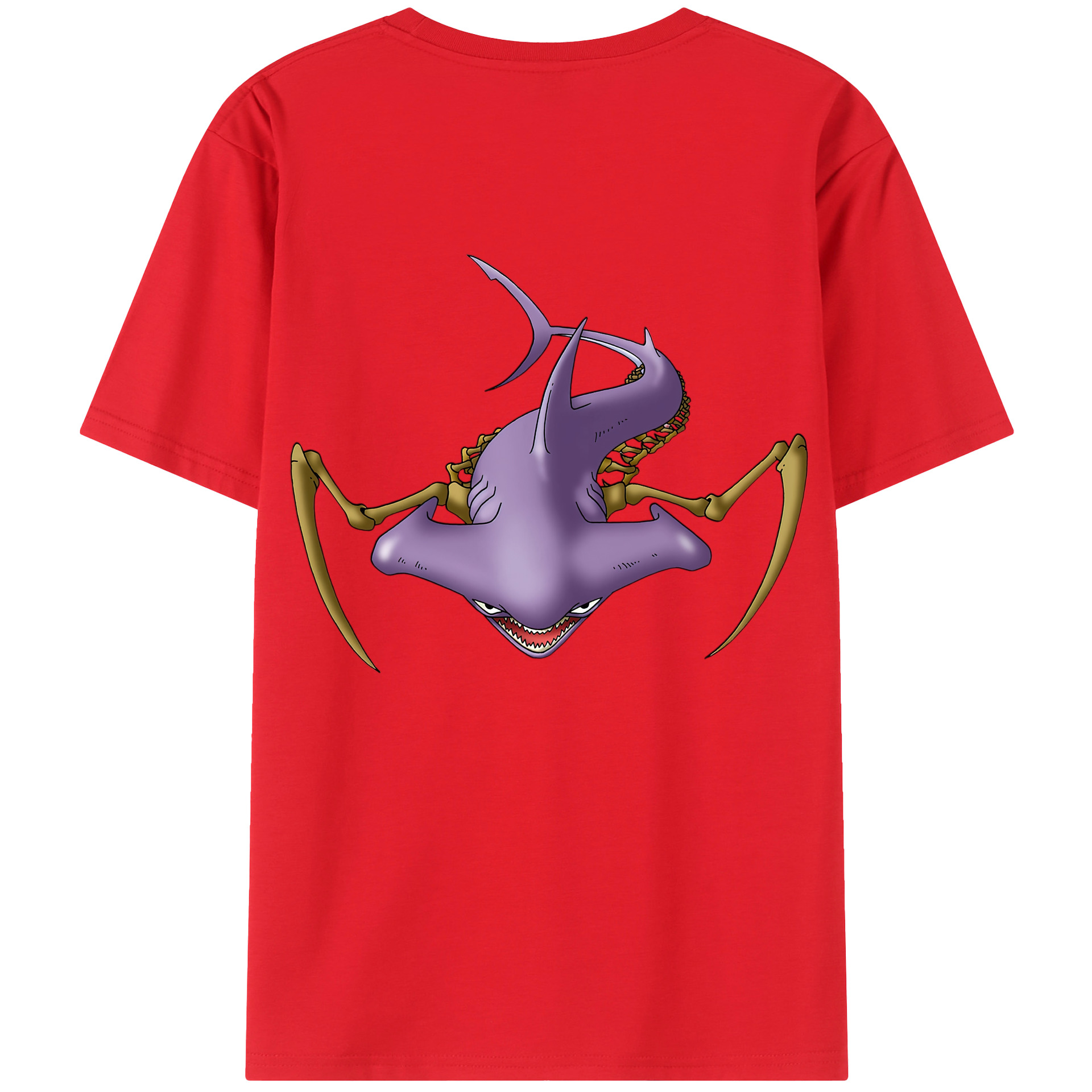 （画像用） ドラゴンクエスト Doragon Kuesuto Dragon Quest 綿100％ メンズ半袖Tシャツ（バックプリント） 通気性