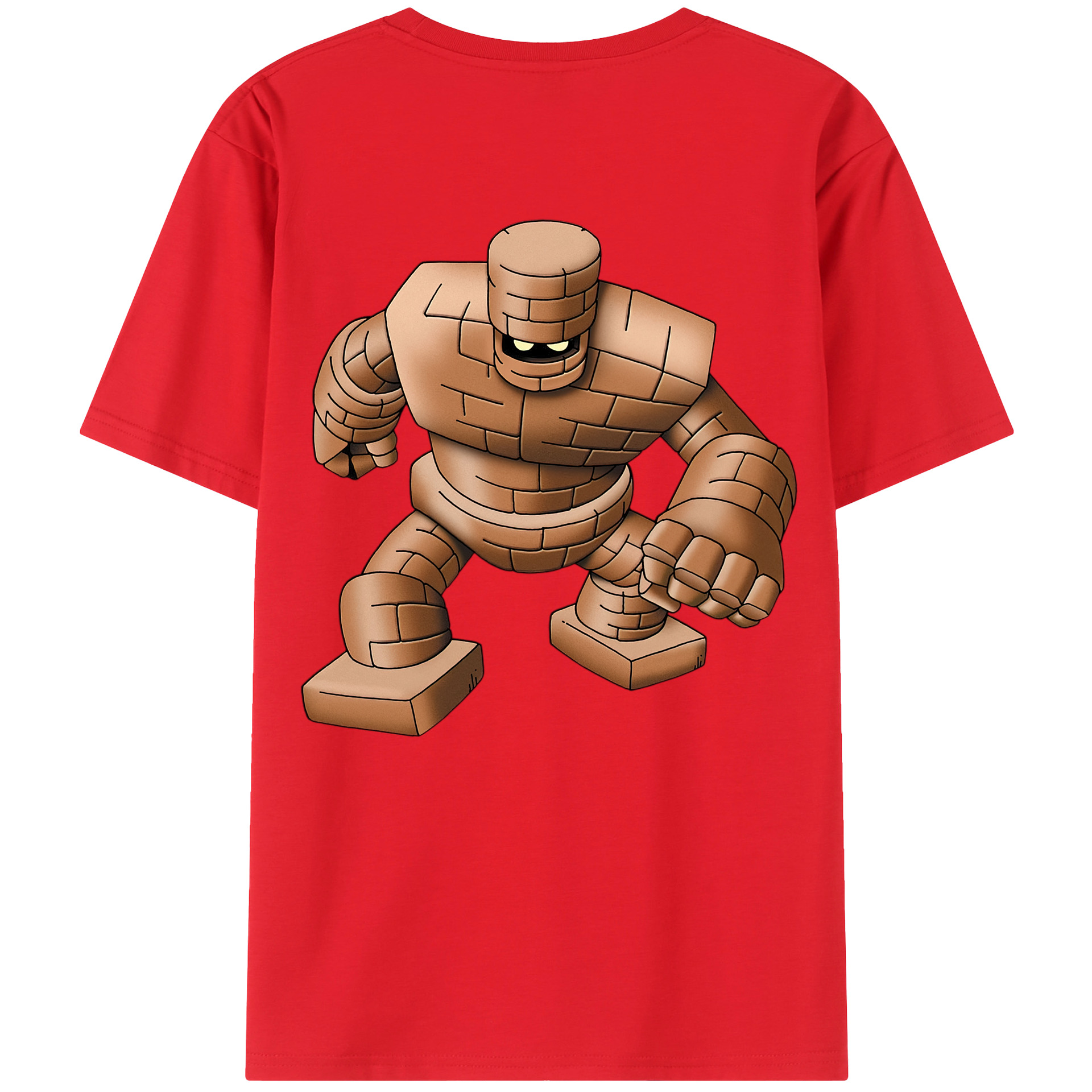 （画像用） ドラゴンクエスト Doragon Kuesuto Dragon Quest 綿100％ メンズ半袖Tシャツ（バックプリント） 通気性