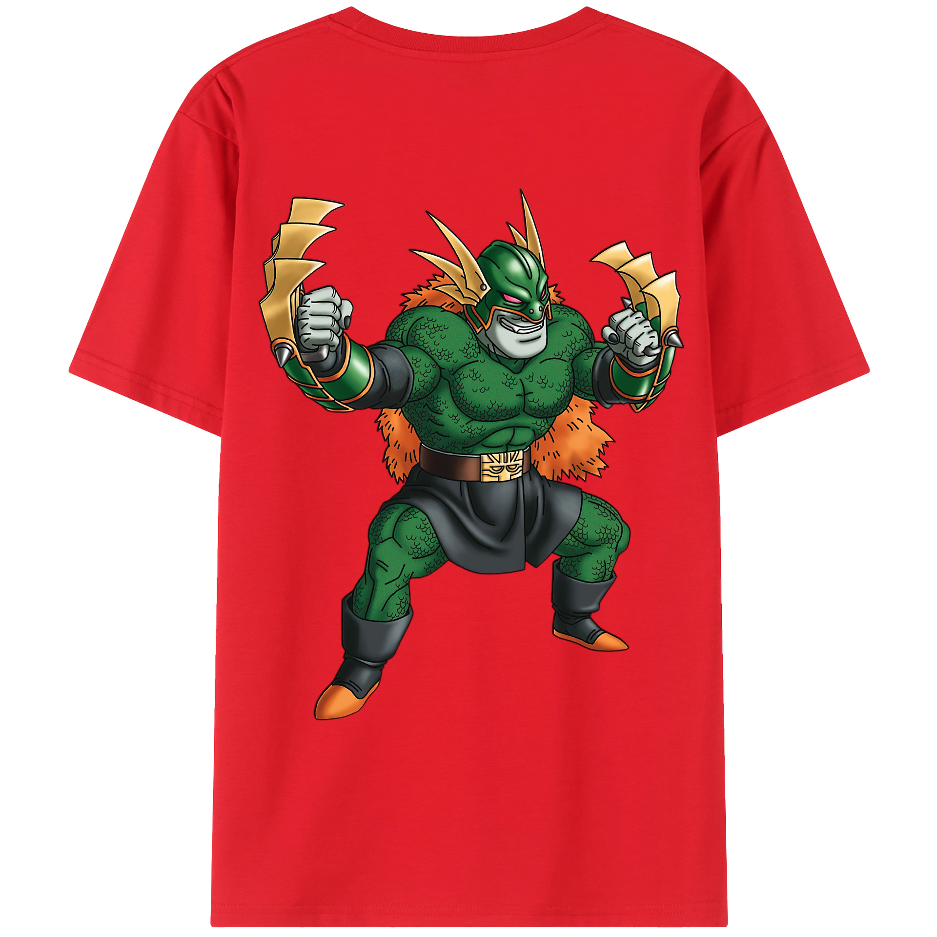（画像用） ドラゴンクエスト Doragon Kuesuto Dragon Quest 綿100％ メンズ半袖Tシャツ（バックプリント） 通気性