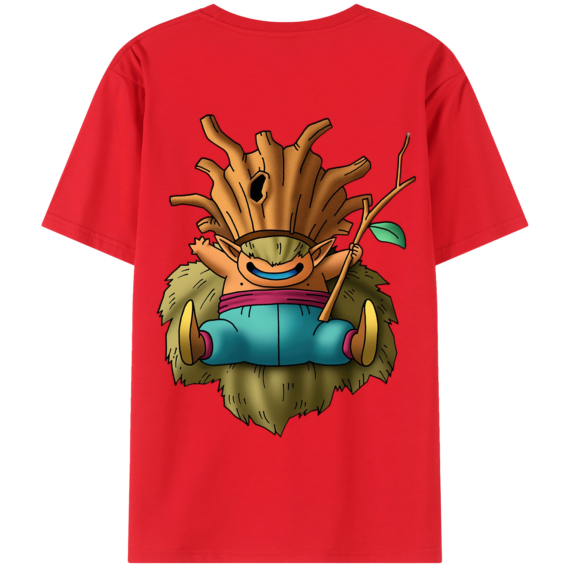 （画像用） ドラゴンクエスト Doragon Kuesuto Dragon Quest 綿100％ メンズ半袖Tシャツ（バックプリント） 通気性