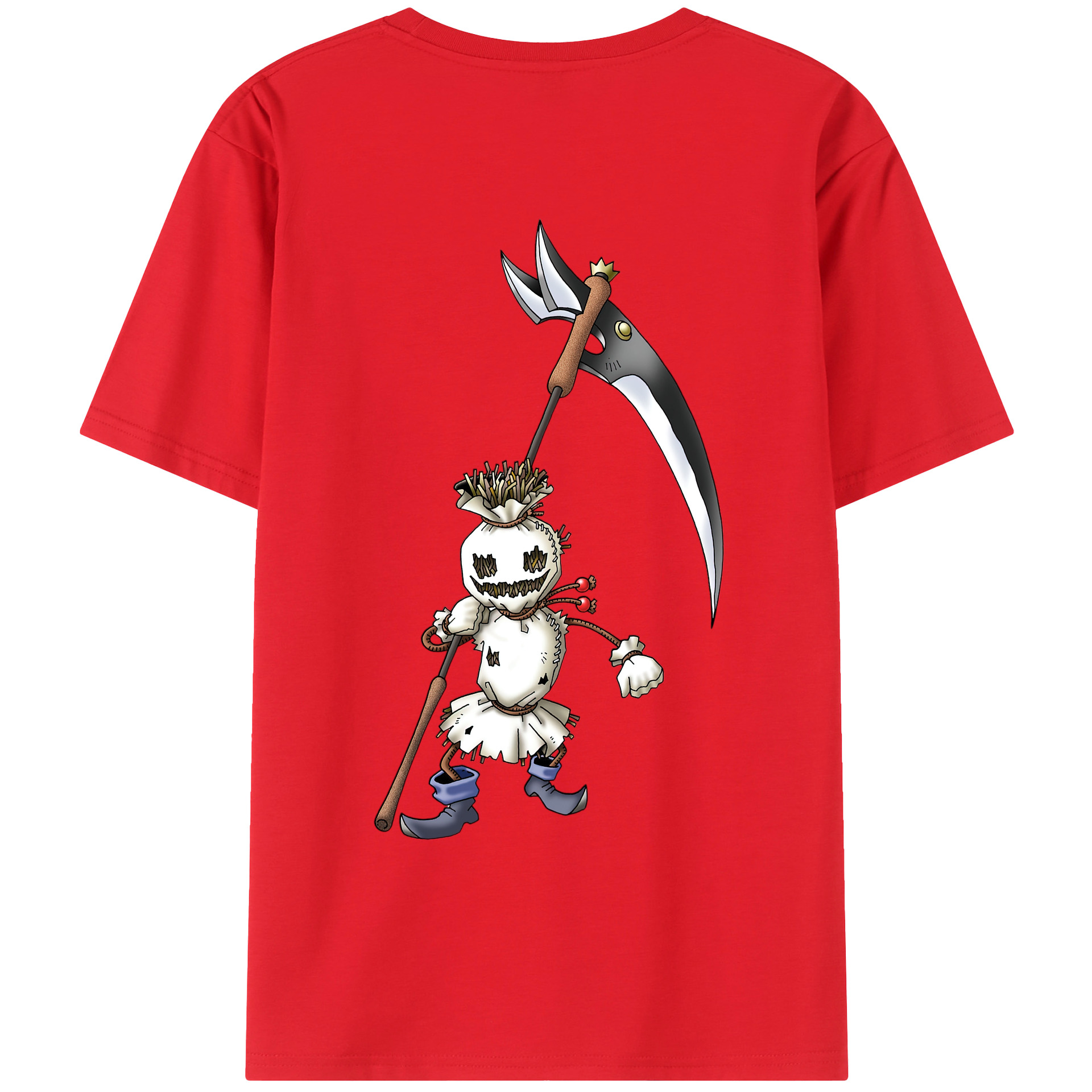 （画像用） ドラゴンクエスト Doragon Kuesuto Dragon Quest 綿100％ メンズ半袖Tシャツ（バックプリント） 通気性
