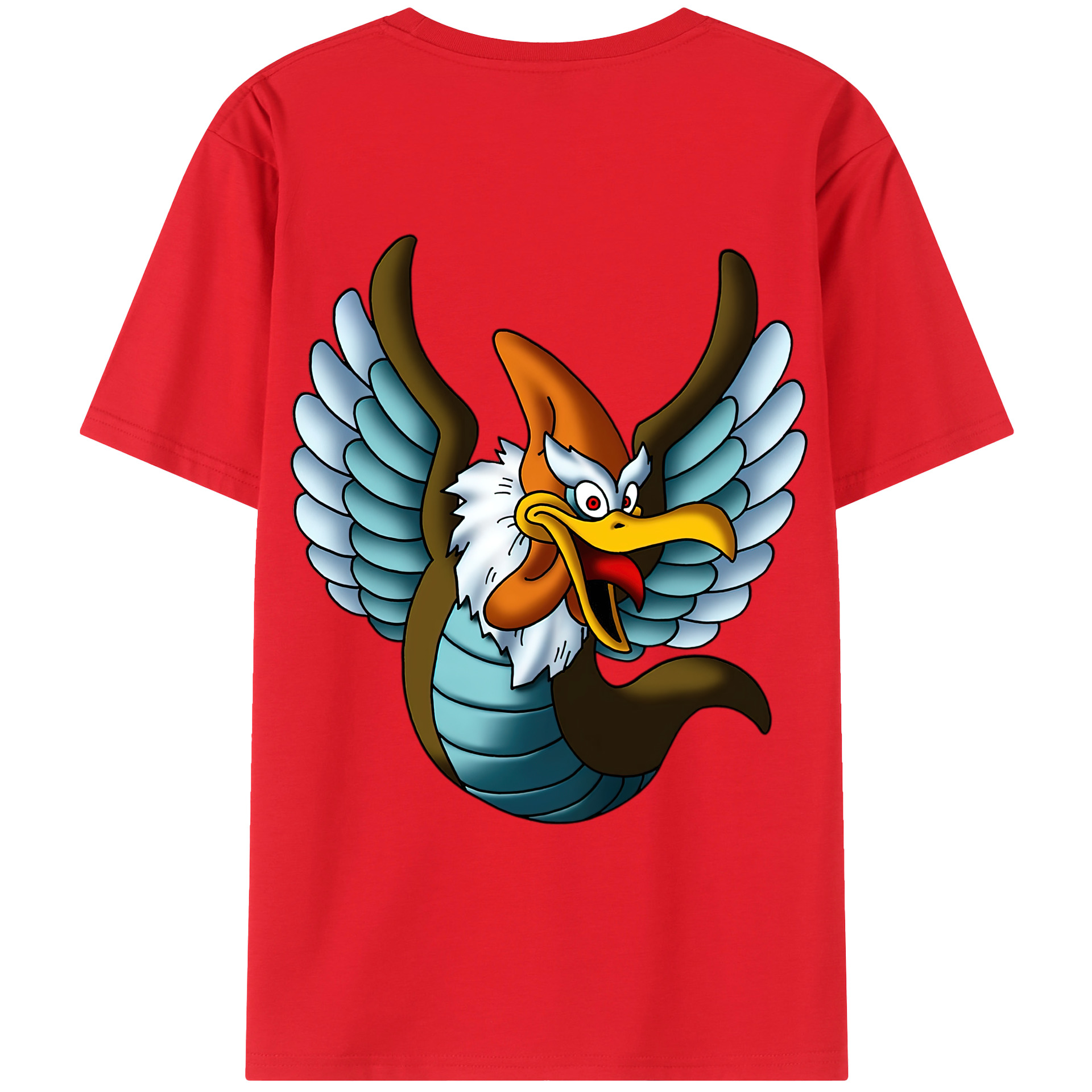 （画像用） ドラゴンクエスト Doragon Kuesuto Dragon Quest 綿100％ メンズ半袖Tシャツ（バックプリント） 通気性