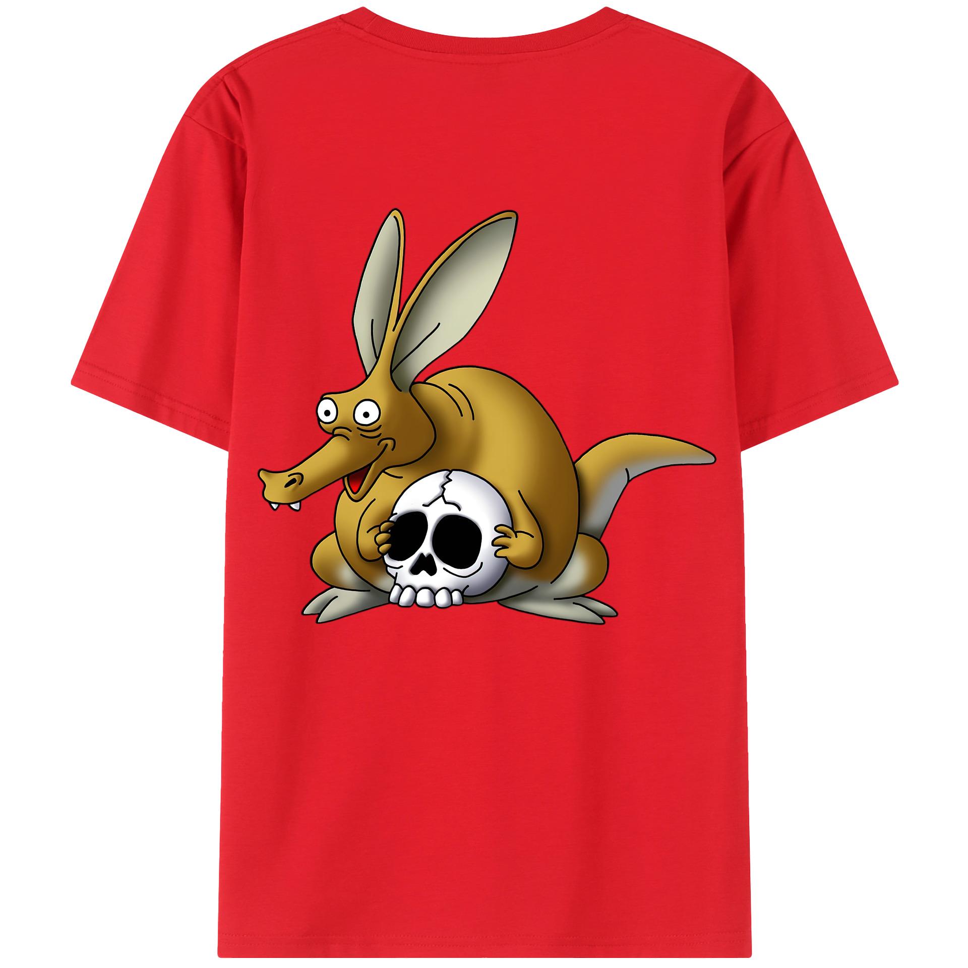（画像用） ドラゴンクエスト Doragon Kuesuto Dragon Quest 綿100％ メンズ半袖Tシャツ（バックプリント） 通気性