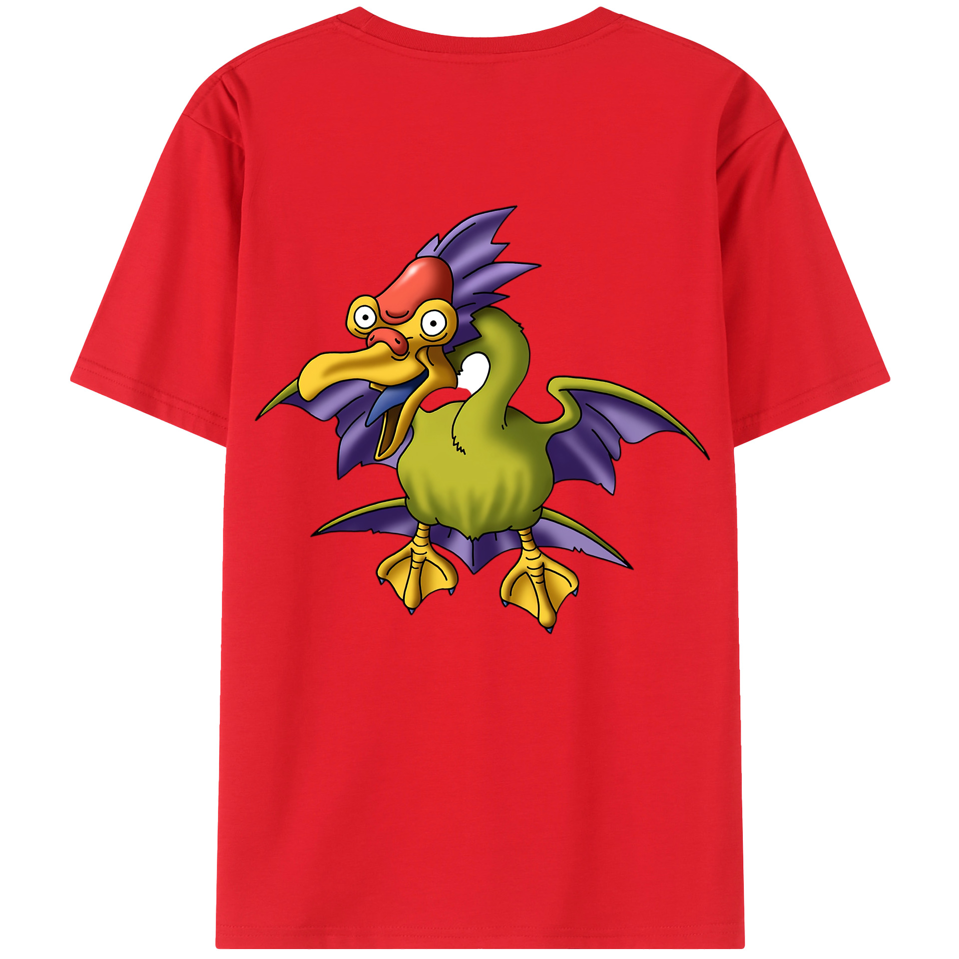 （画像用） ドラゴンクエスト Doragon Kuesuto Dragon Quest 綿100％ メンズ半袖Tシャツ（バックプリント） 通気性