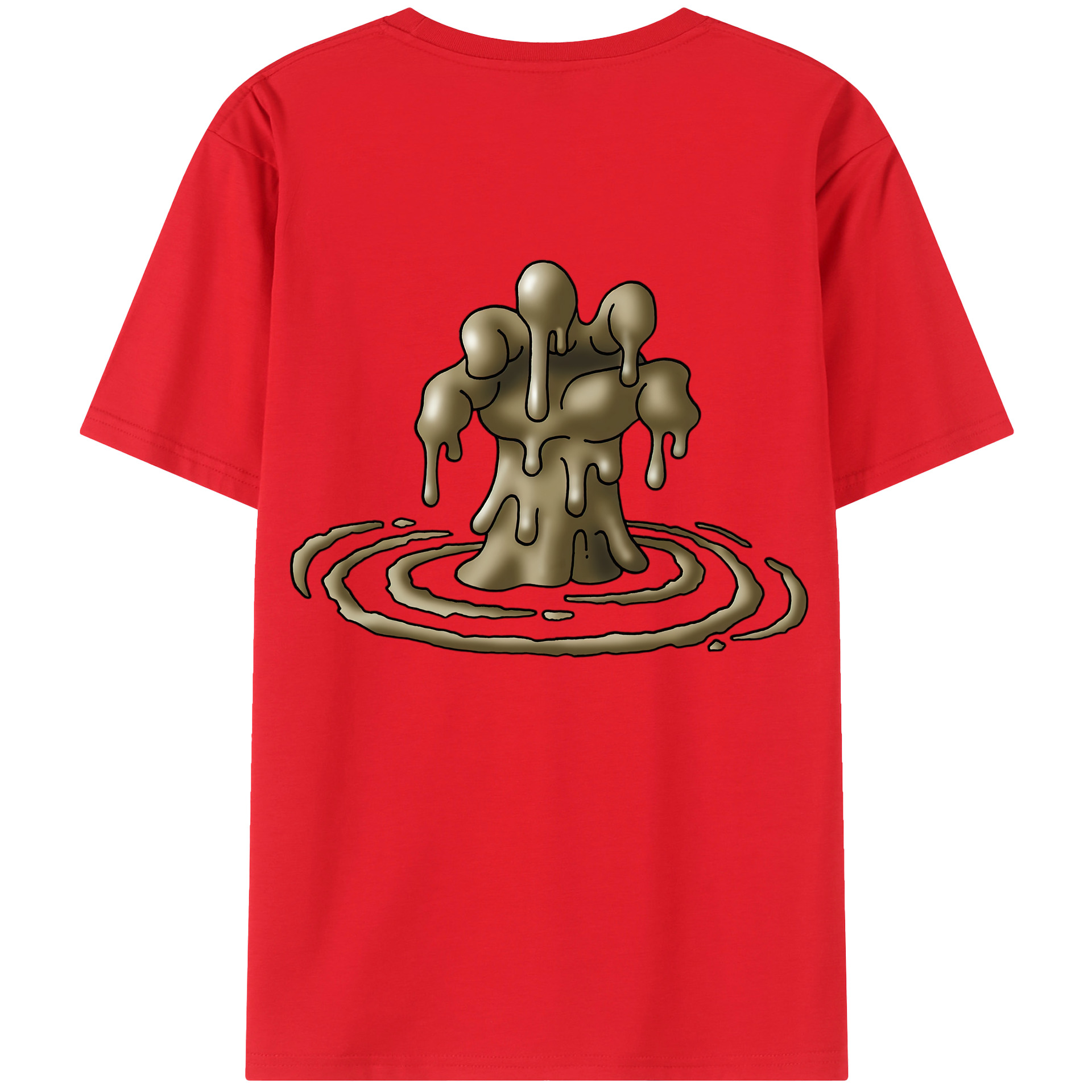 （画像用） ドラゴンクエスト Doragon Kuesuto Dragon Quest 綿100％ メンズ半袖Tシャツ（バックプリント） 通気性