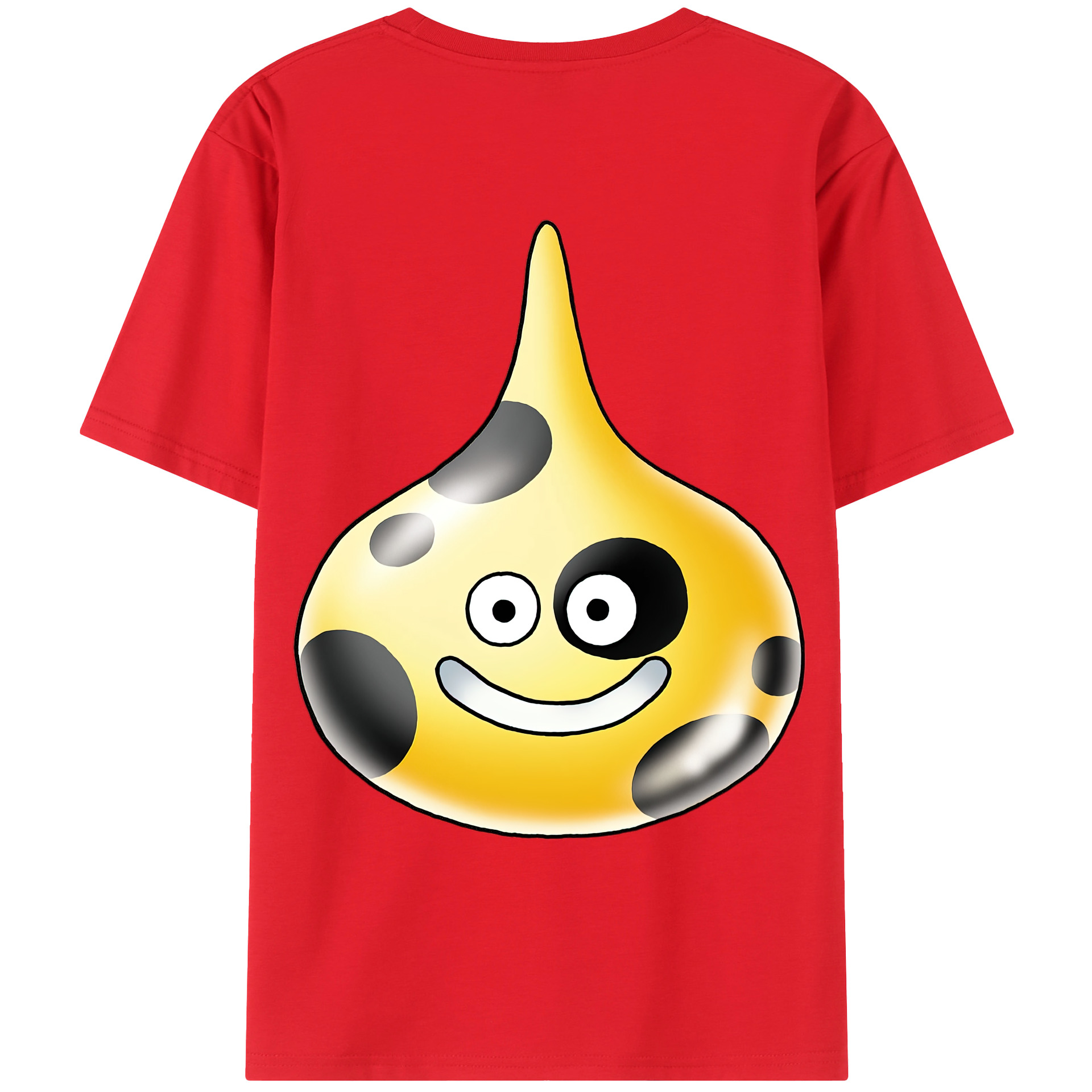 （画像用） ドラゴンクエスト Doragon Kuesuto Dragon Quest 綿100％ メンズ半袖Tシャツ（バックプリント） 通気性