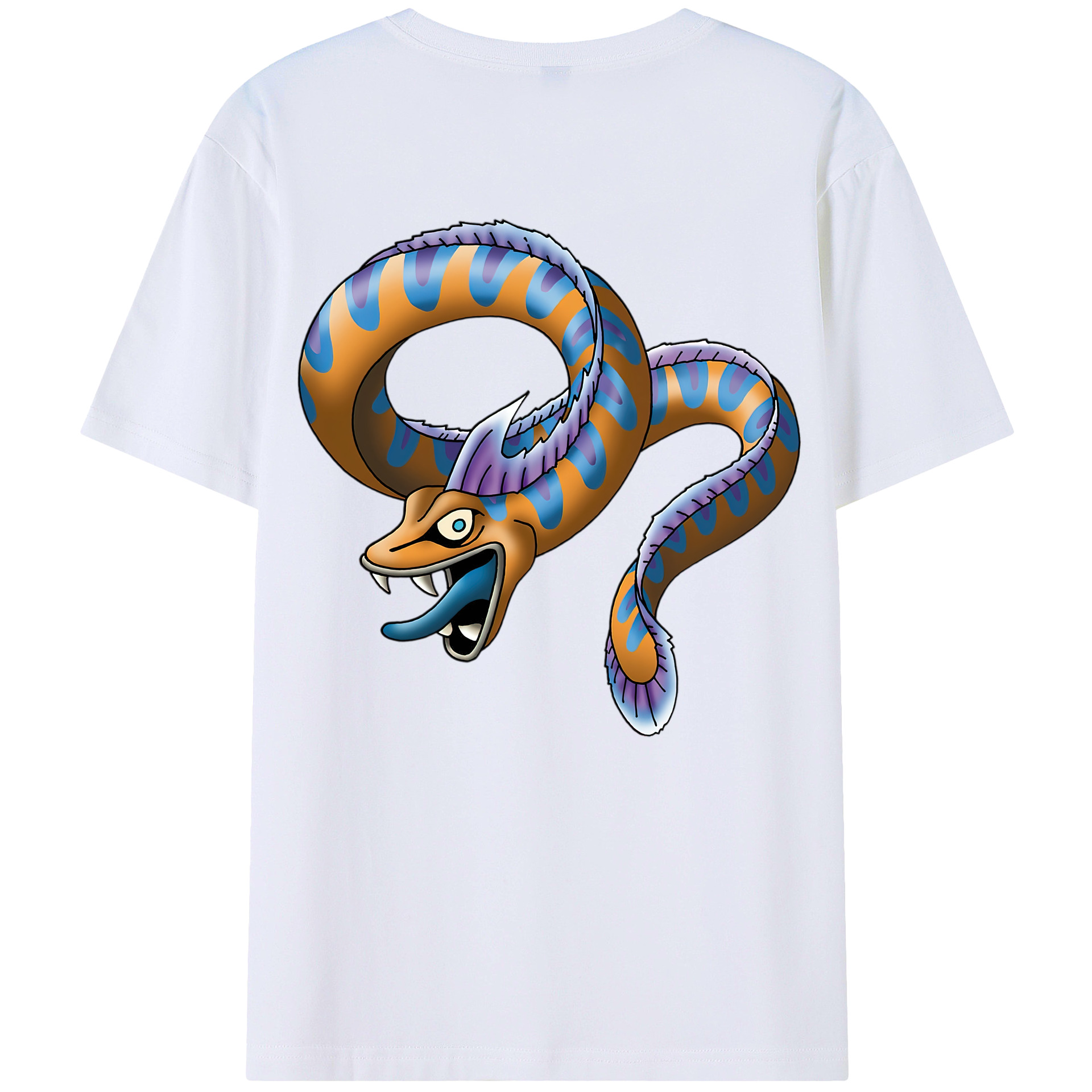 （画像用） ドラゴンクエスト Doragon Kuesuto Dragon Quest 綿100％ メンズ半袖Tシャツ（バックプリント） 通気性