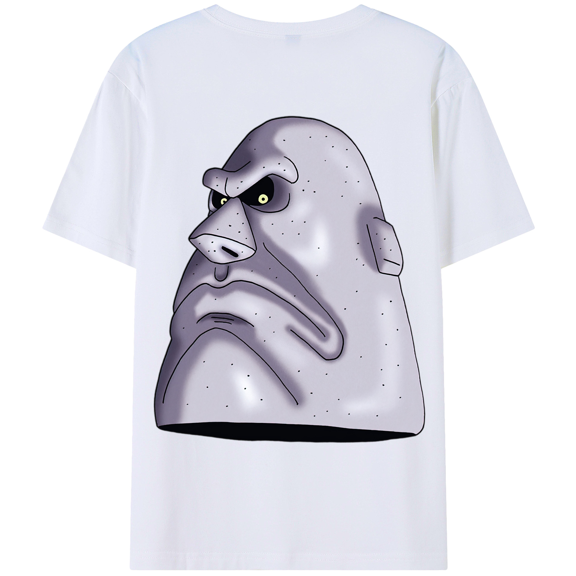 （画像用） ドラゴンクエスト Doragon Kuesuto Dragon Quest 綿100％ メンズ半袖Tシャツ（バックプリント） 通気性