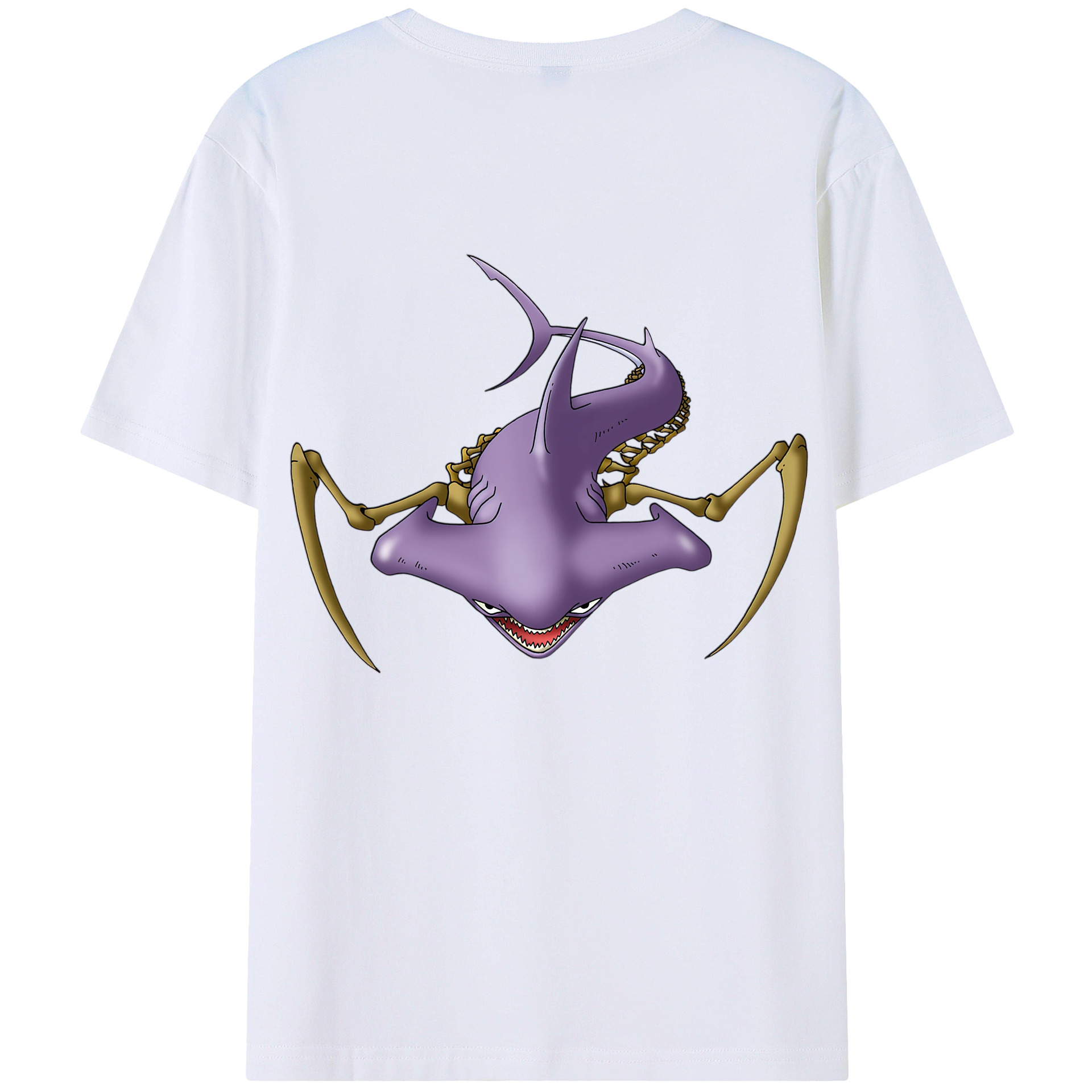 （画像用） ドラゴンクエスト Doragon Kuesuto Dragon Quest 綿100％ メンズ半袖Tシャツ（バックプリント） 通気性