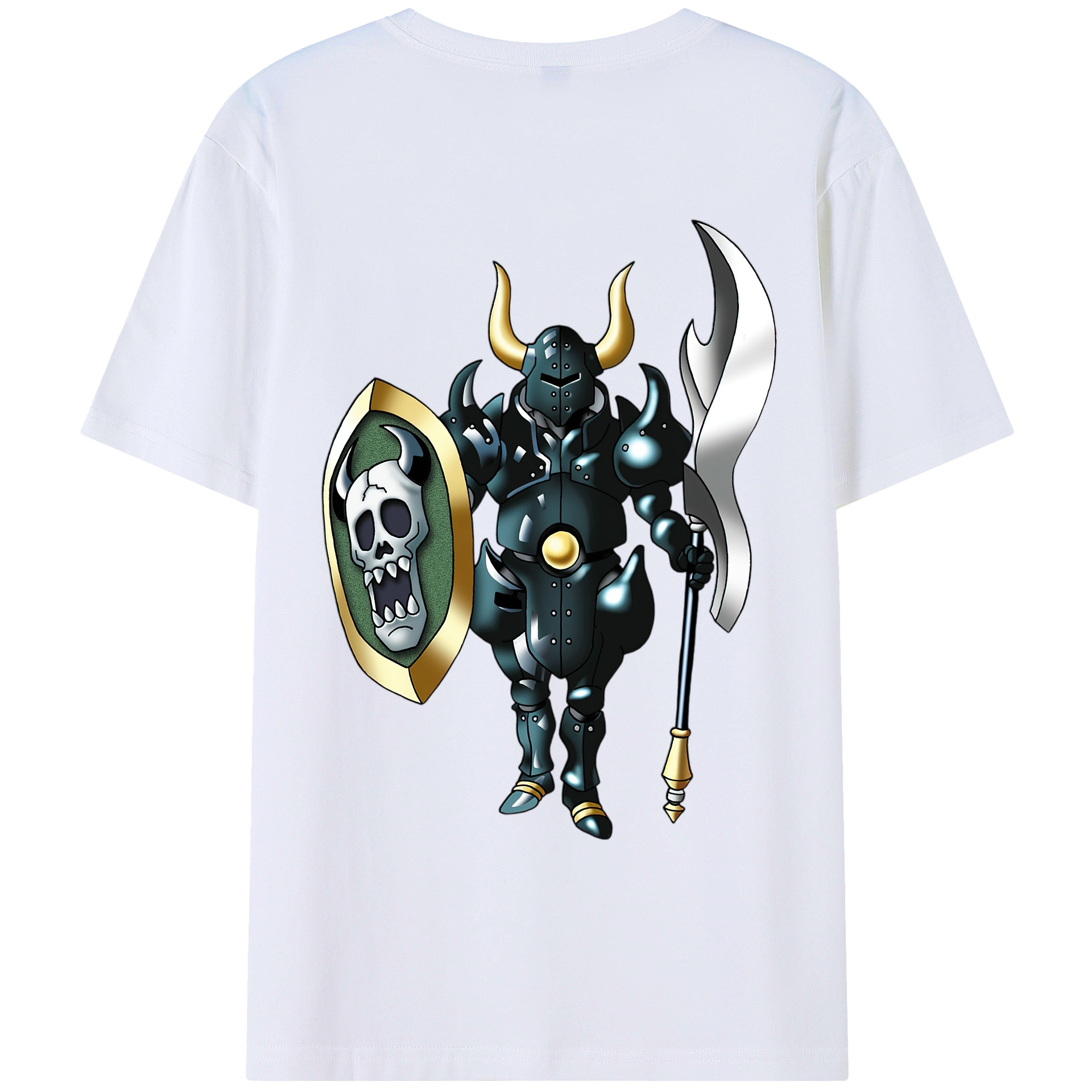 （画像用） ドラゴンクエスト Doragon Kuesuto Dragon Quest 綿100％ メンズ半袖Tシャツ（バックプリント） 通気性
