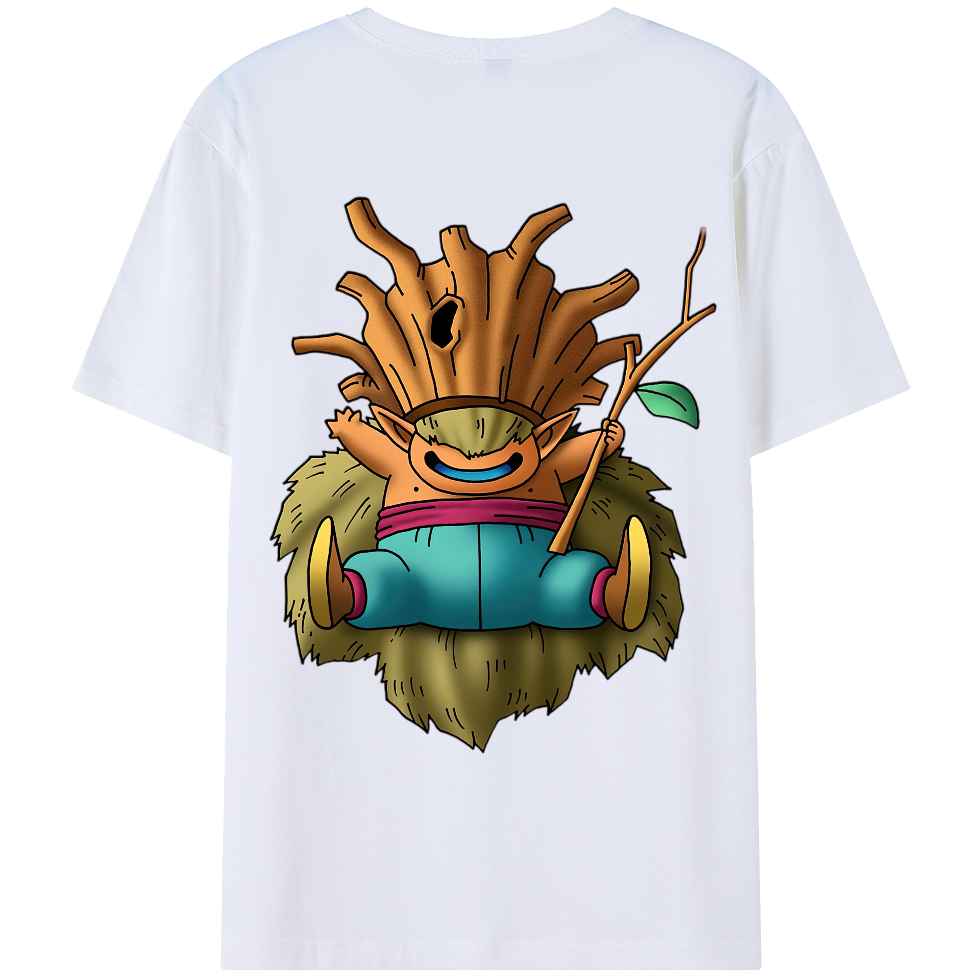 （画像用） ドラゴンクエスト Doragon Kuesuto Dragon Quest 綿100％ メンズ半袖Tシャツ（バックプリント） 通気性