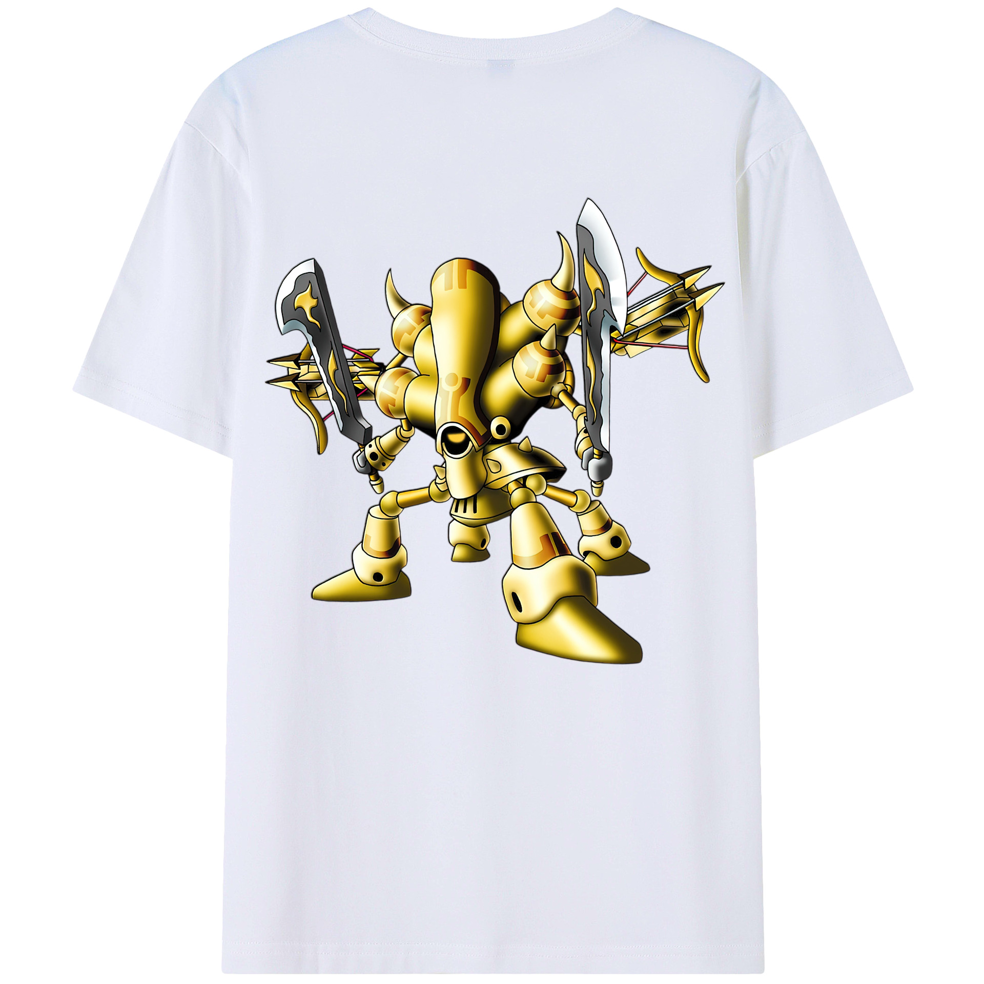（画像用） ドラゴンクエスト Doragon Kuesuto Dragon Quest 綿100％ メンズ半袖Tシャツ（バックプリント） 通気性