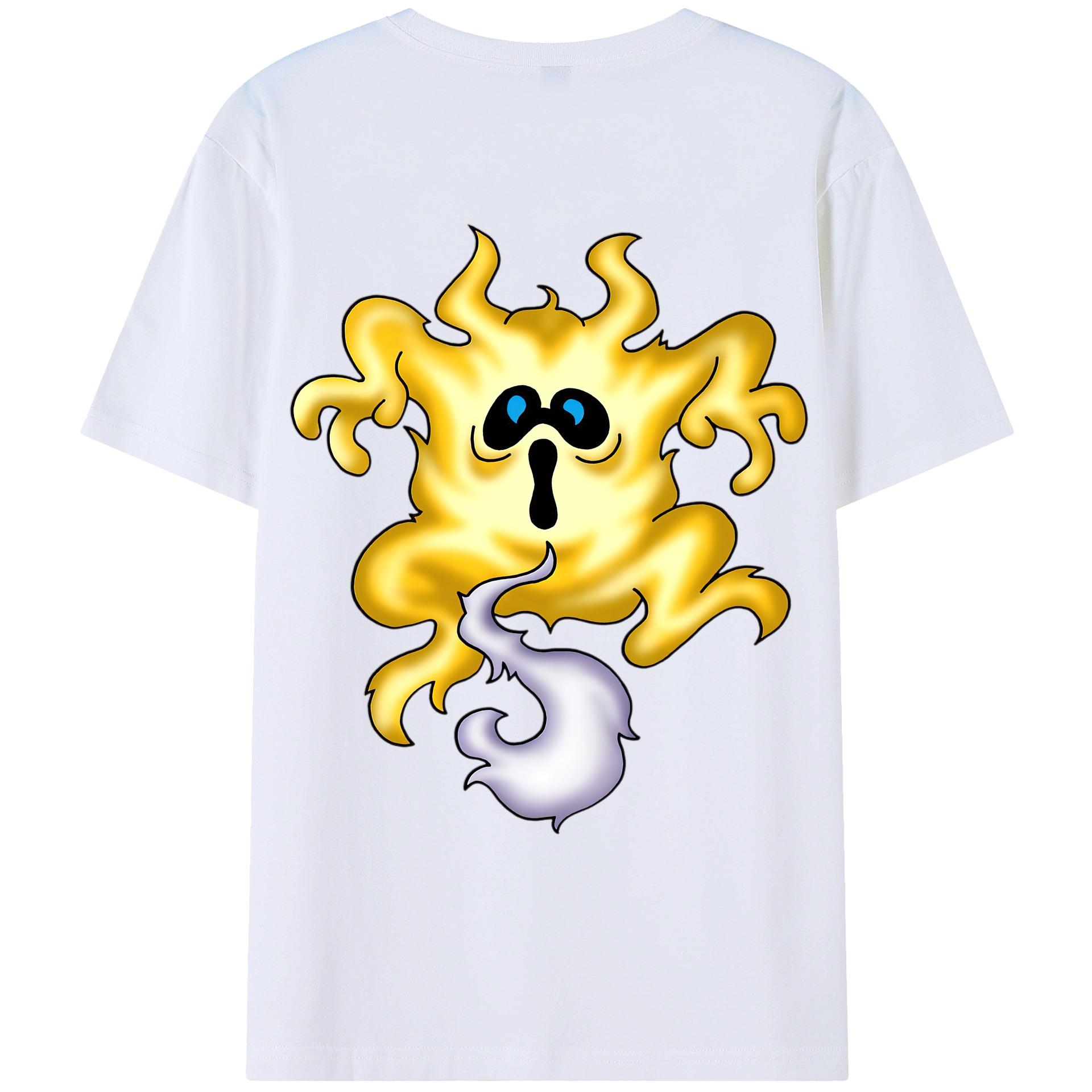 （画像用） ドラゴンクエスト Doragon Kuesuto Dragon Quest 綿100％ メンズ半袖Tシャツ（バックプリント） 通気性