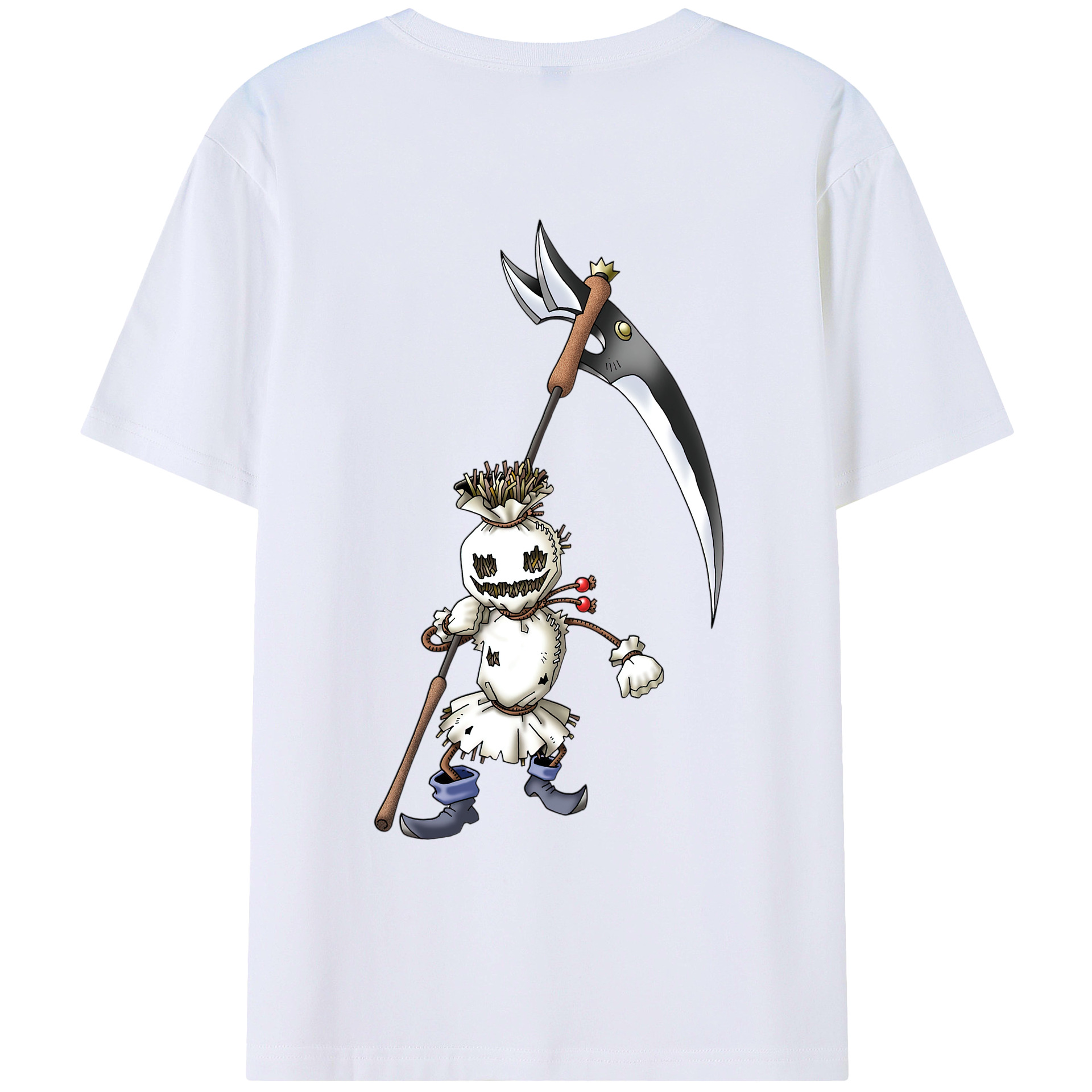 （画像用） ドラゴンクエスト Doragon Kuesuto Dragon Quest 綿100％ メンズ半袖Tシャツ（バックプリント） 通気性