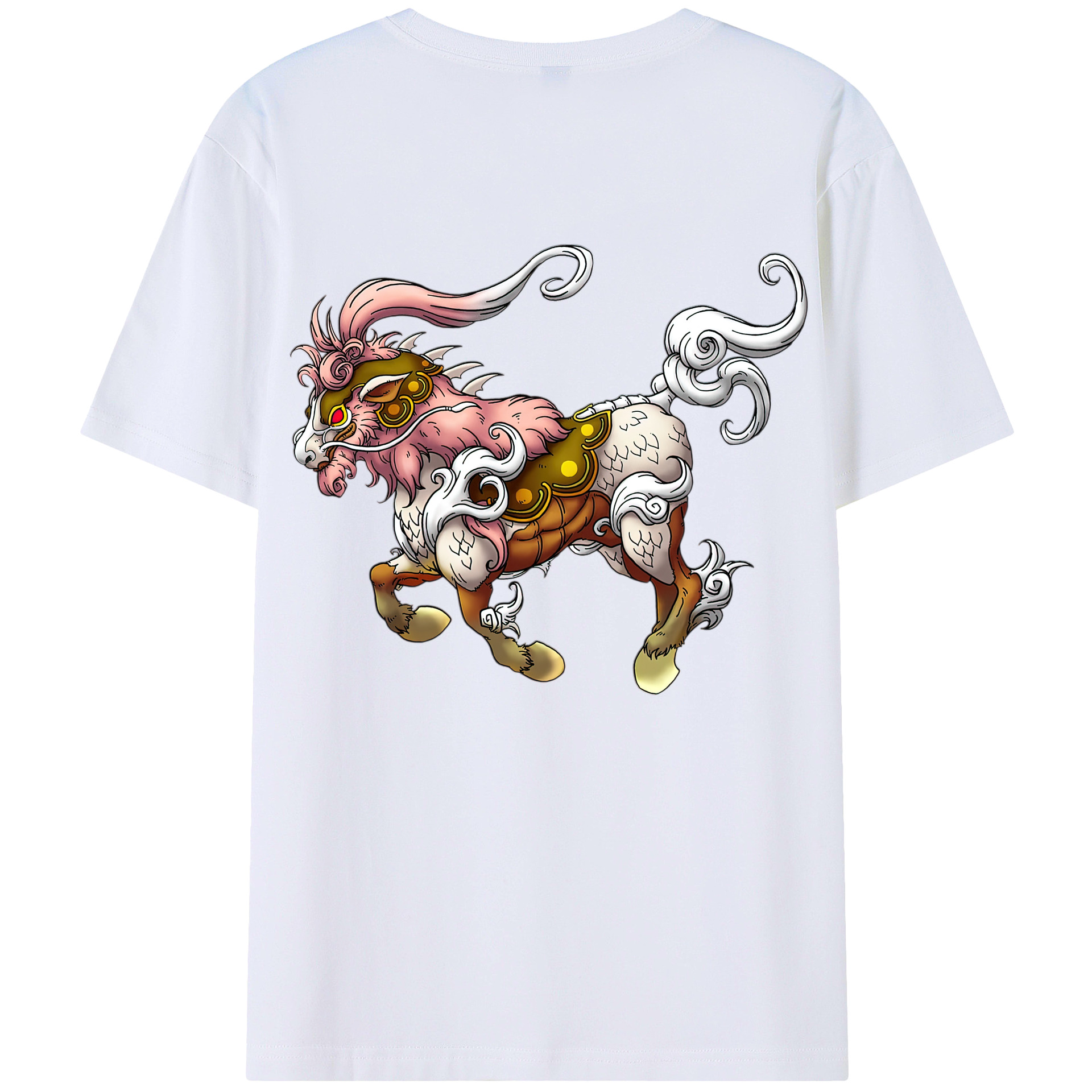 （画像用） ドラゴンクエスト Doragon Kuesuto Dragon Quest 綿100％ メンズ半袖Tシャツ（バックプリント） 通気性