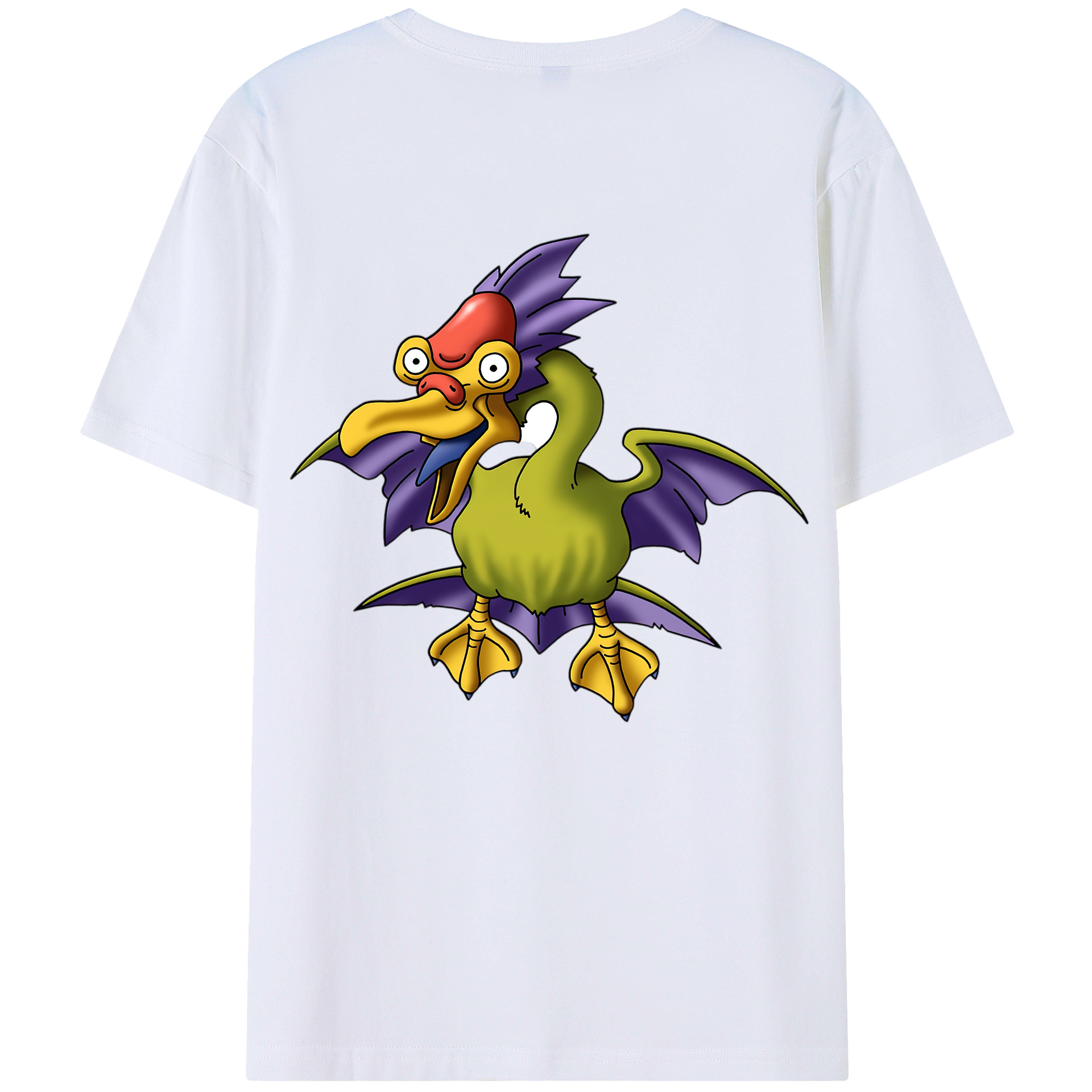 （画像用） ドラゴンクエスト Doragon Kuesuto Dragon Quest 綿100％ メンズ半袖Tシャツ（バックプリント） 通気性