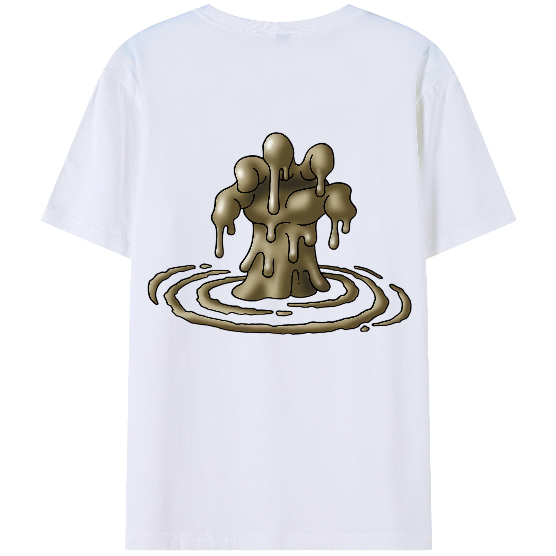 （画像用） ドラゴンクエスト Doragon Kuesuto Dragon Quest 綿100％ メンズ半袖Tシャツ（バックプリント） 通気性