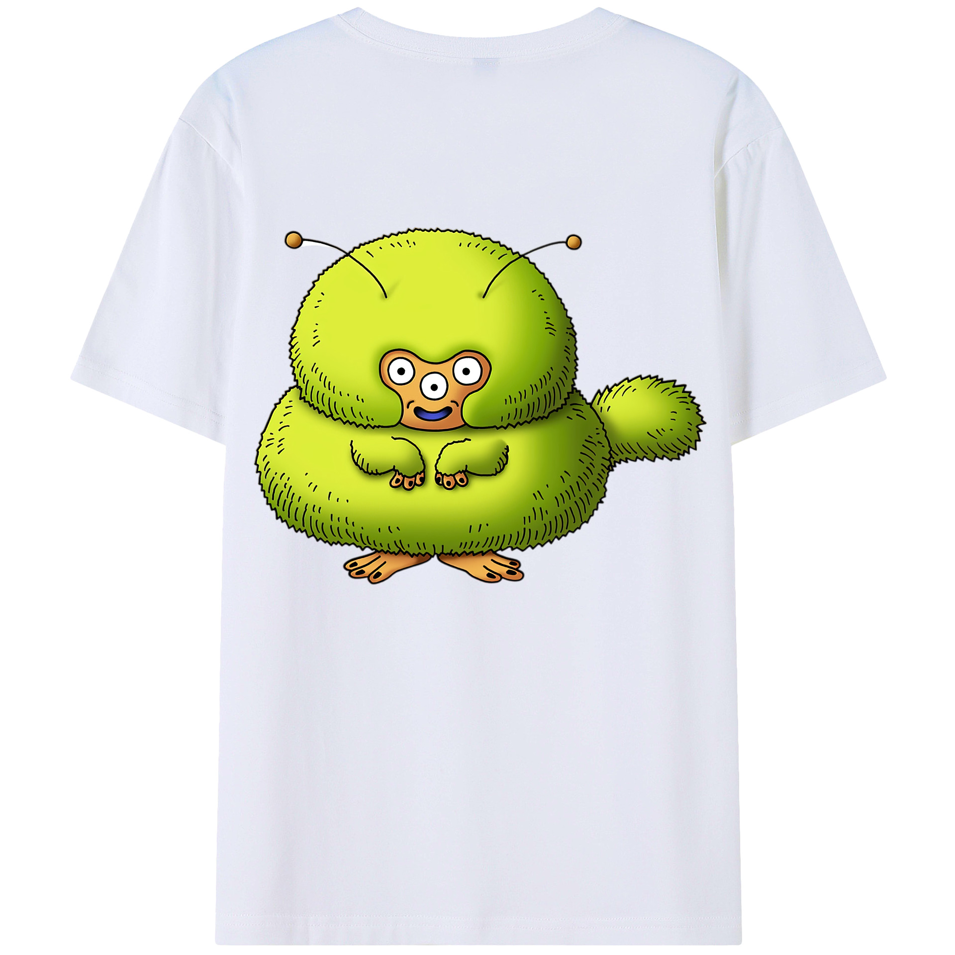 （画像用） ドラゴンクエスト Doragon Kuesuto Dragon Quest 綿100％ メンズ半袖Tシャツ（バックプリント） 通気性