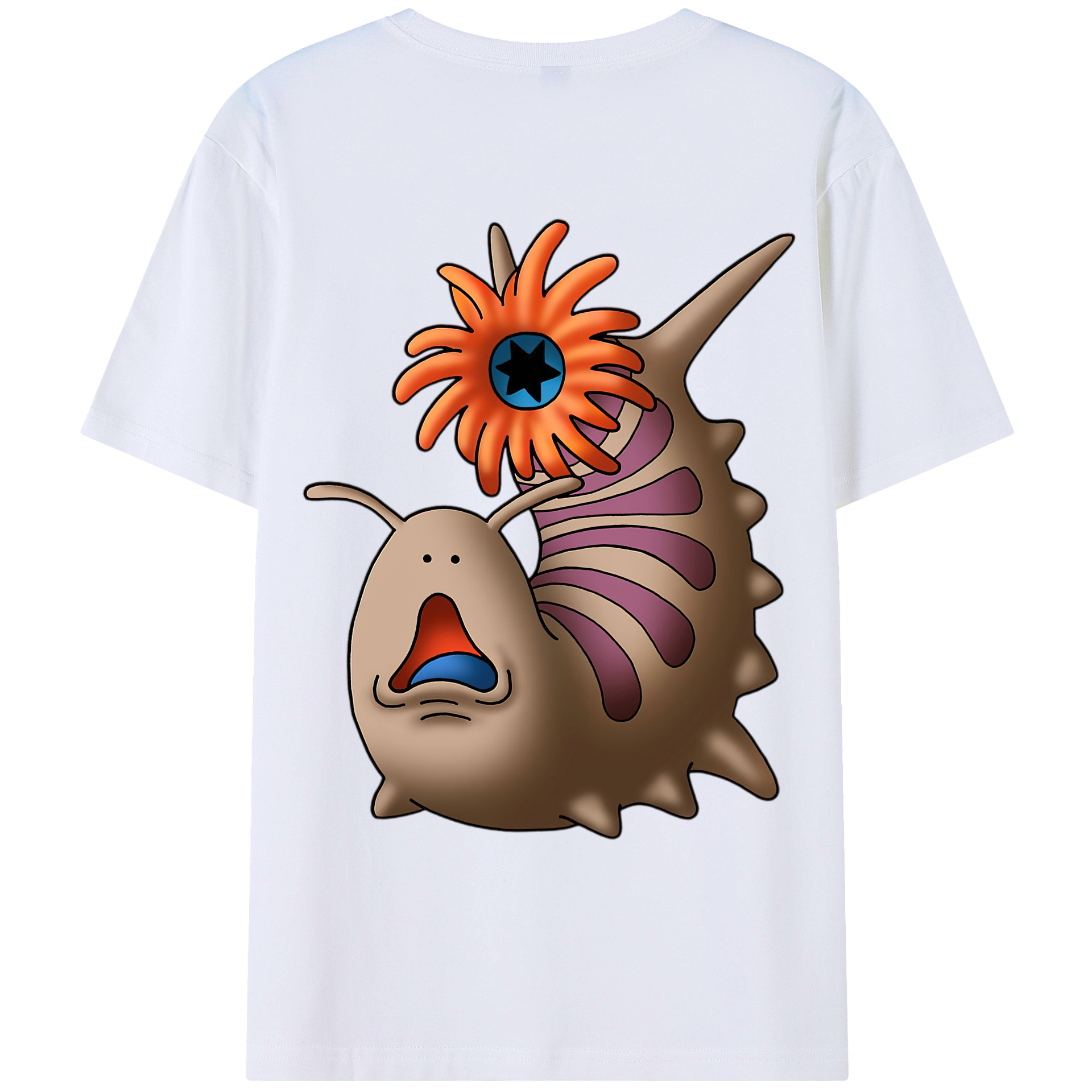 （画像用） ドラゴンクエスト Doragon Kuesuto Dragon Quest 綿100％ メンズ半袖Tシャツ（バックプリント） 通気性
