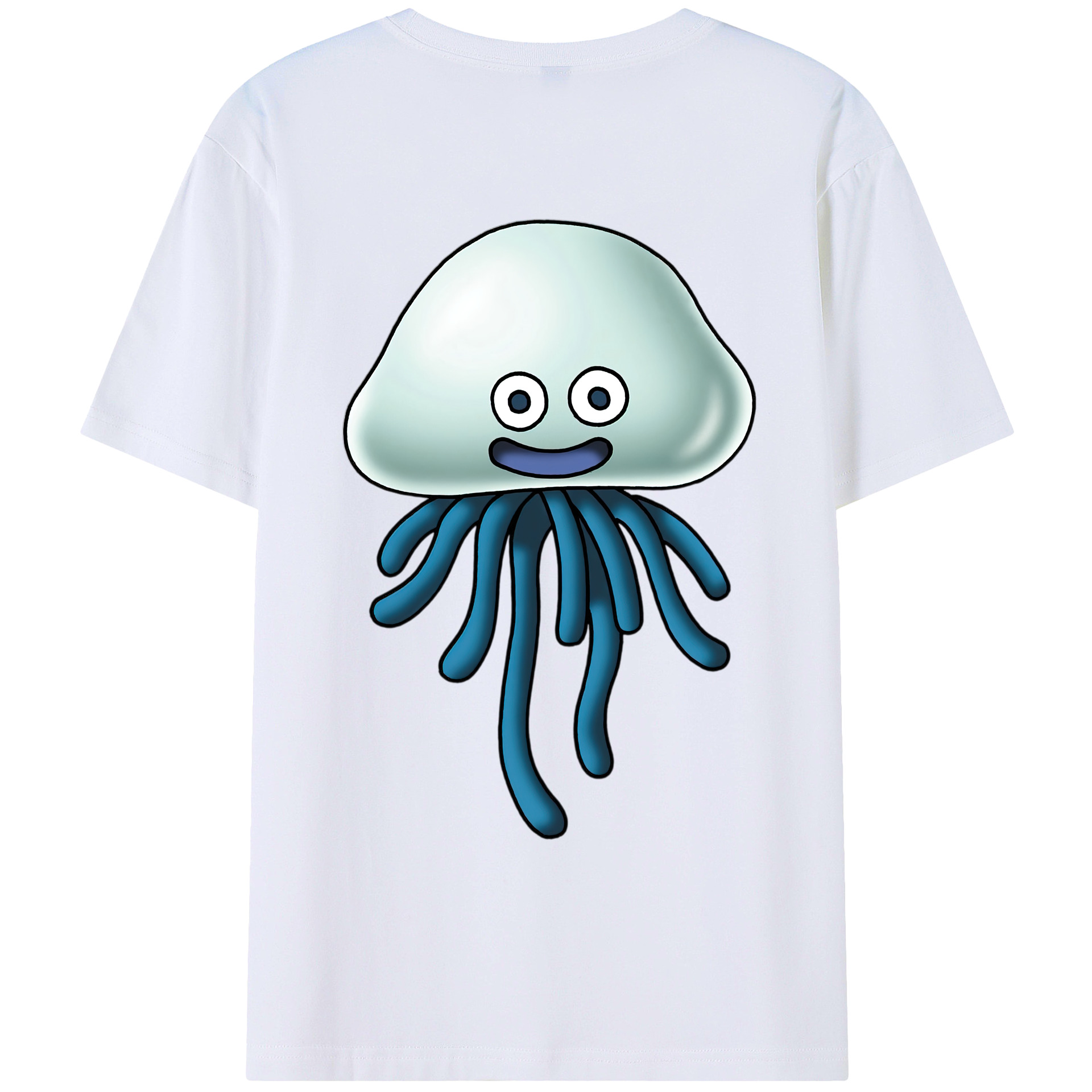 （画像用） ドラゴンクエスト Doragon Kuesuto Dragon Quest 綿100％ メンズ半袖Tシャツ（バックプリント） 通気性