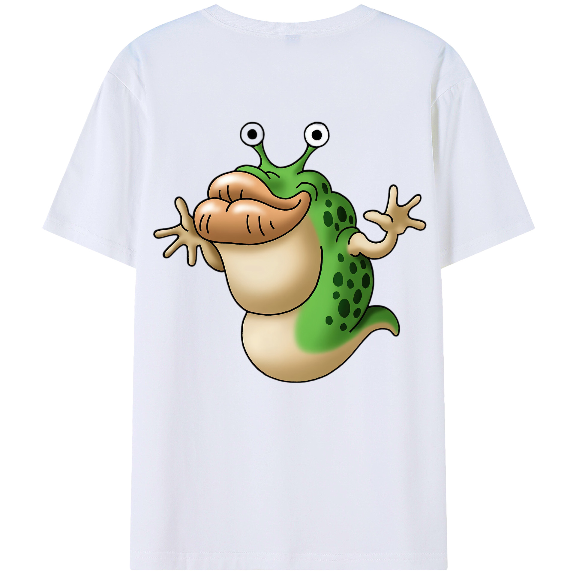 （画像用） ドラゴンクエスト Doragon Kuesuto Dragon Quest 綿100％ メンズ半袖Tシャツ（バックプリント） 通気性