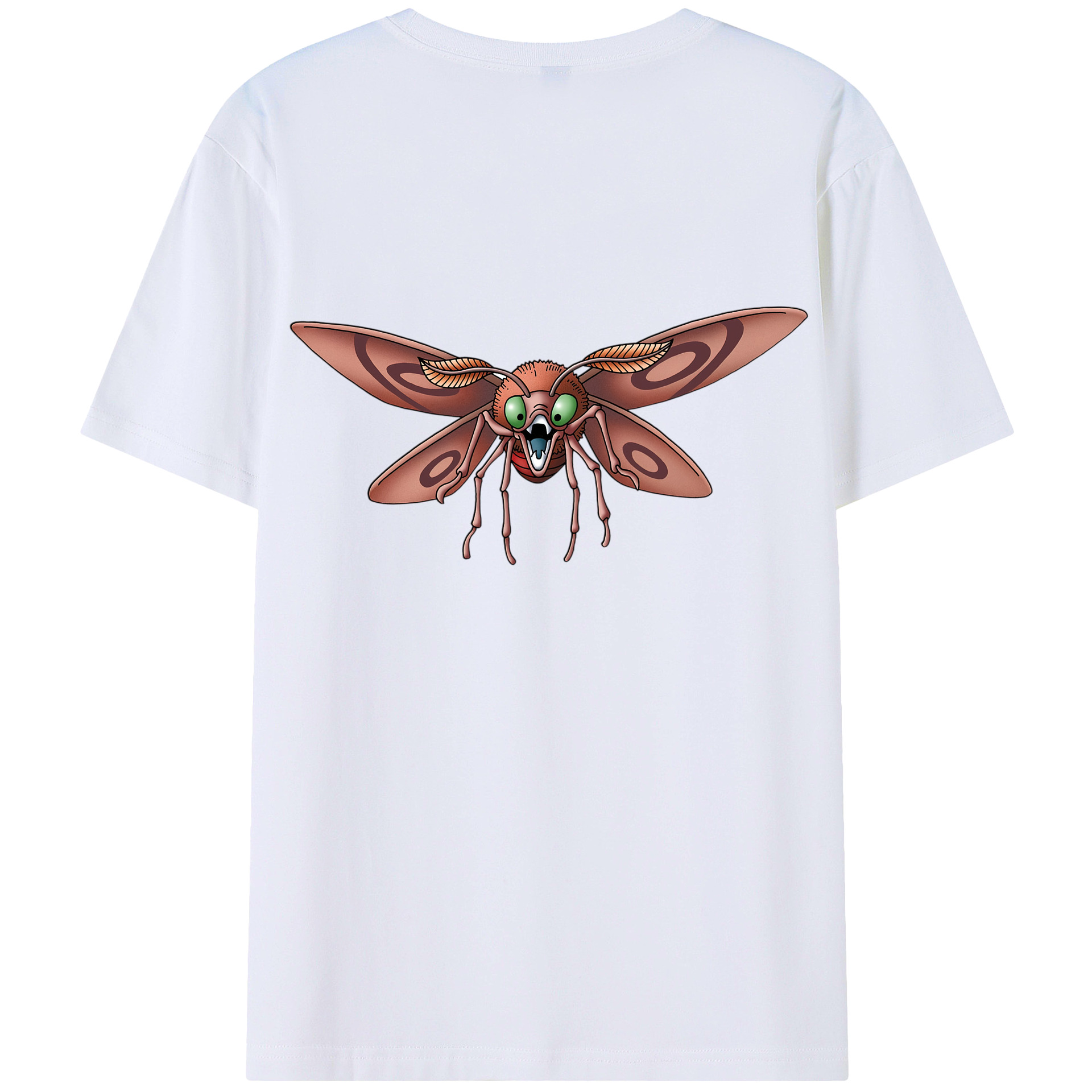 （画像用） ドラゴンクエスト Doragon Kuesuto Dragon Quest 綿100％ メンズ半袖Tシャツ（バックプリント） 通気性