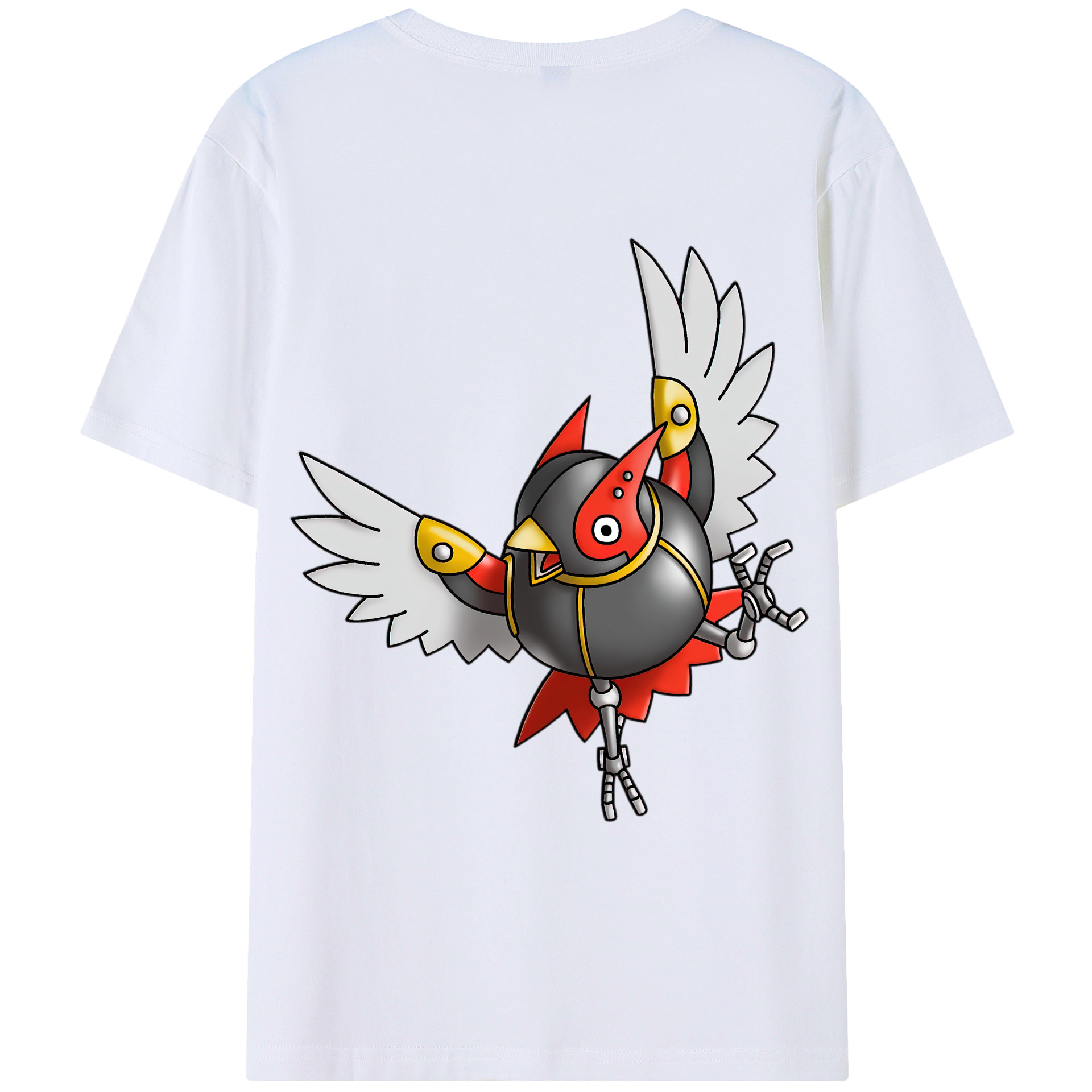 （画像用） ドラゴンクエスト Doragon Kuesuto Dragon Quest 綿100％ メンズ半袖Tシャツ（バックプリント） 通気性