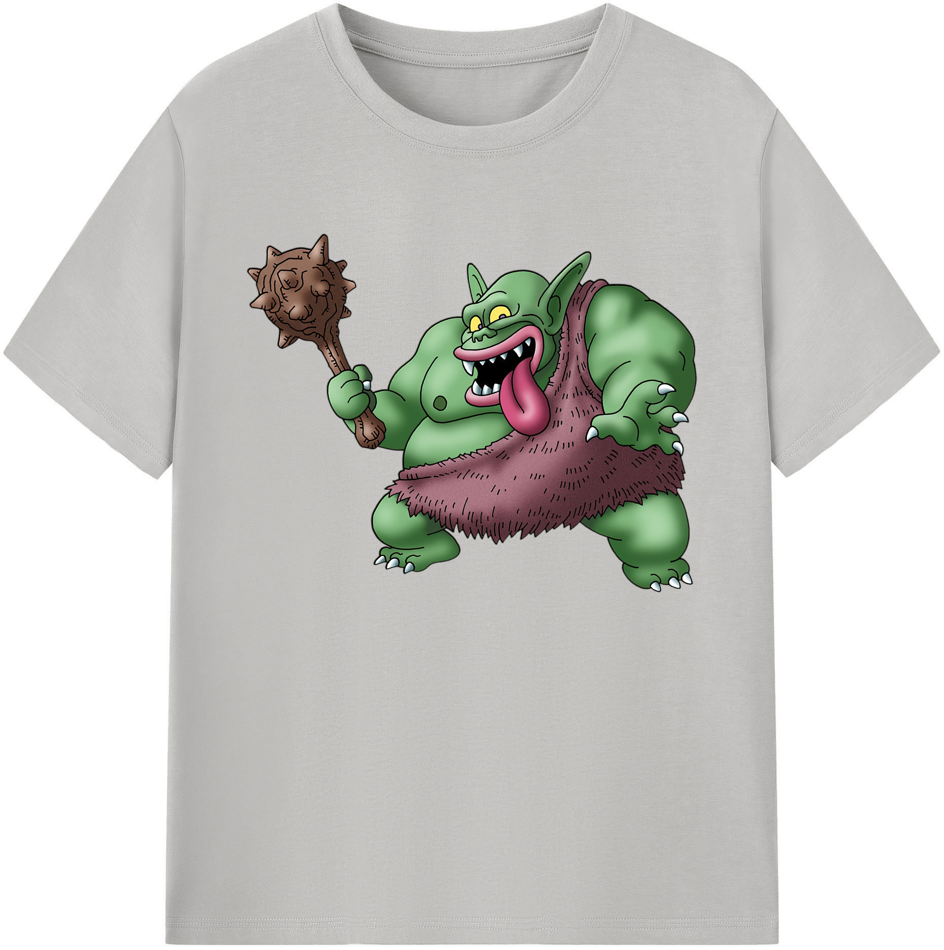 （画像用） ドラゴンクエスト Doragon Kuesuto Dragon Quest 綿100％ メンズ半袖Tシャツ｜肌触りやわらか＆通気性