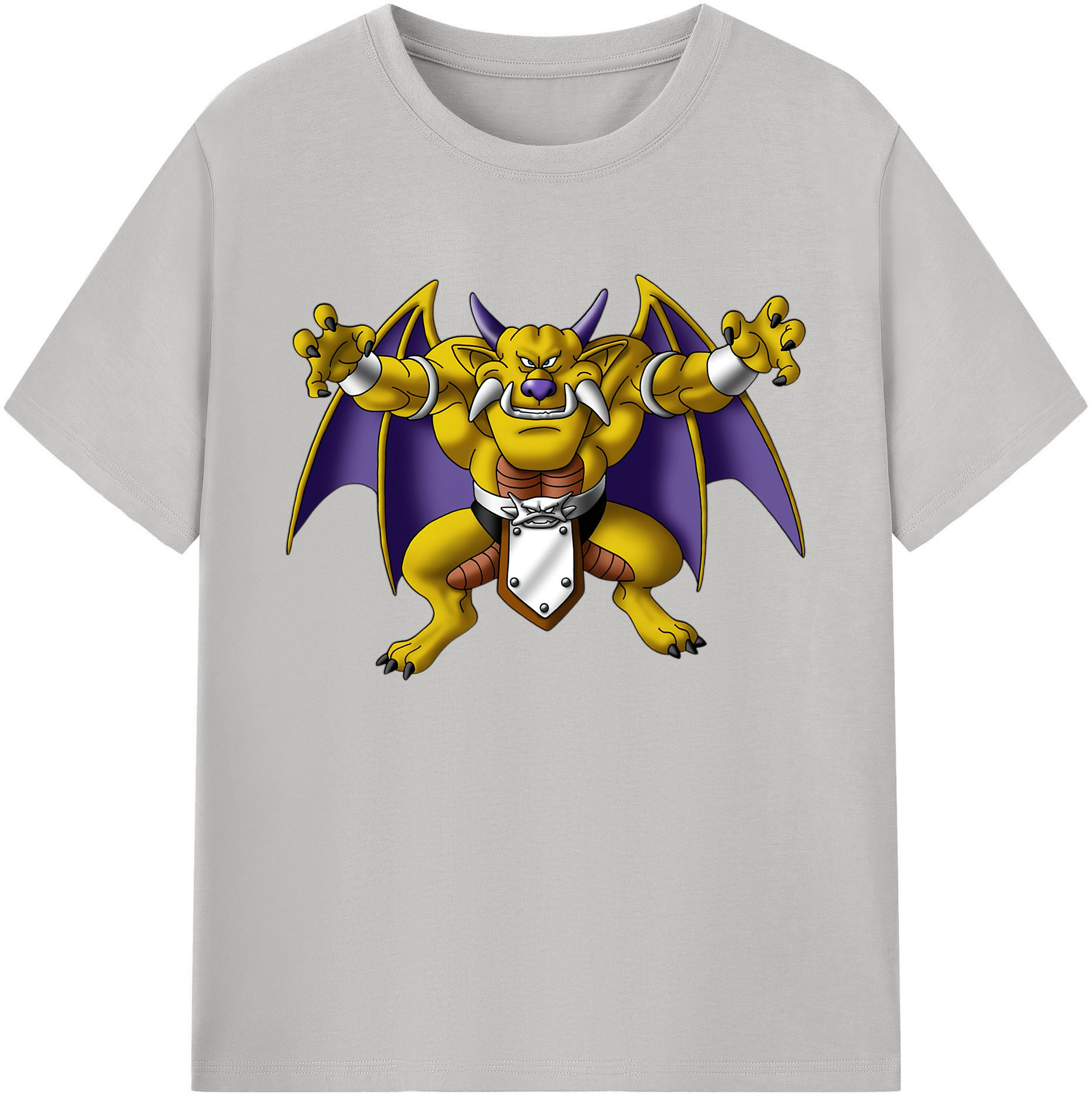 （画像用） ドラゴンクエスト Doragon Kuesuto Dragon Quest 綿100％ メンズ半袖Tシャツ｜肌触りやわらか＆通気性