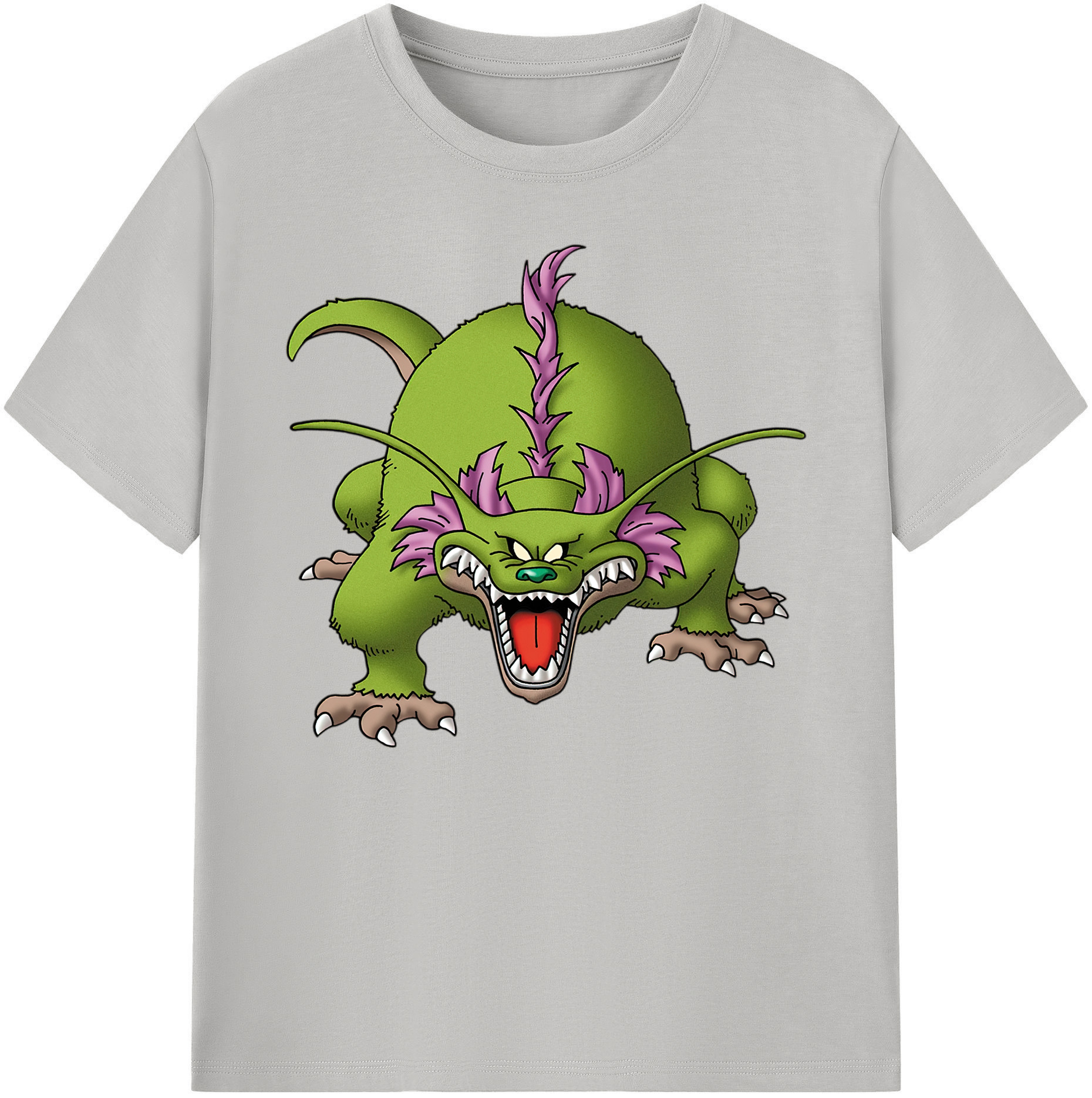 （画像用） ドラゴンクエスト Doragon Kuesuto Dragon Quest 綿100％ メンズ半袖Tシャツ｜肌触りやわらか＆通気性